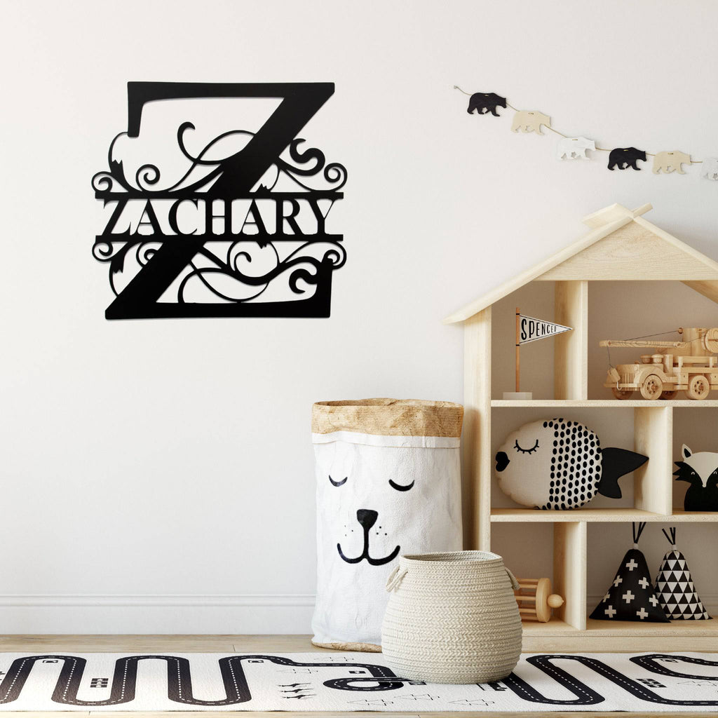 Personalized Monogram - Metal Wall Art