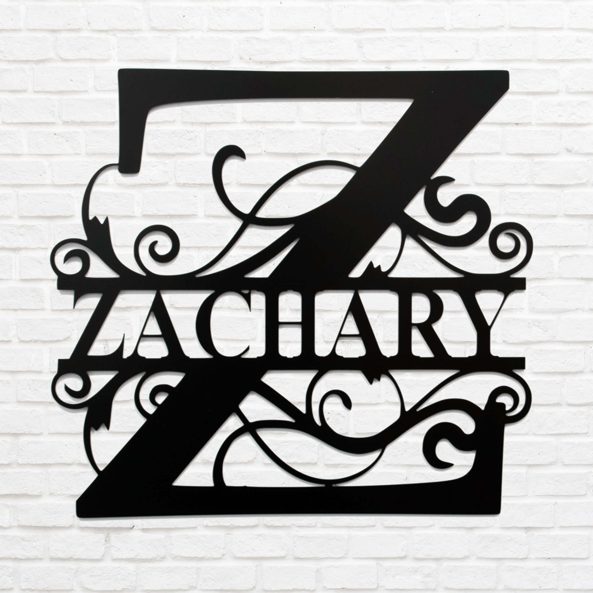 Personalized Monogram - Metal Wall Art