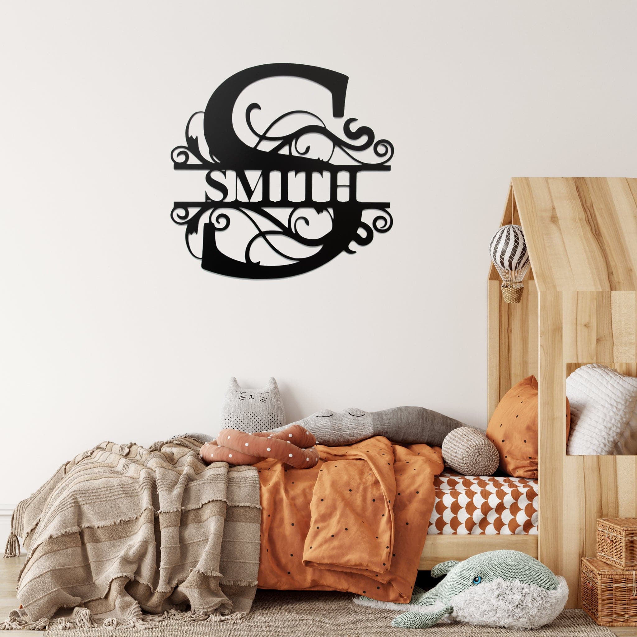 Personalized Monogram - Metal Wall Art