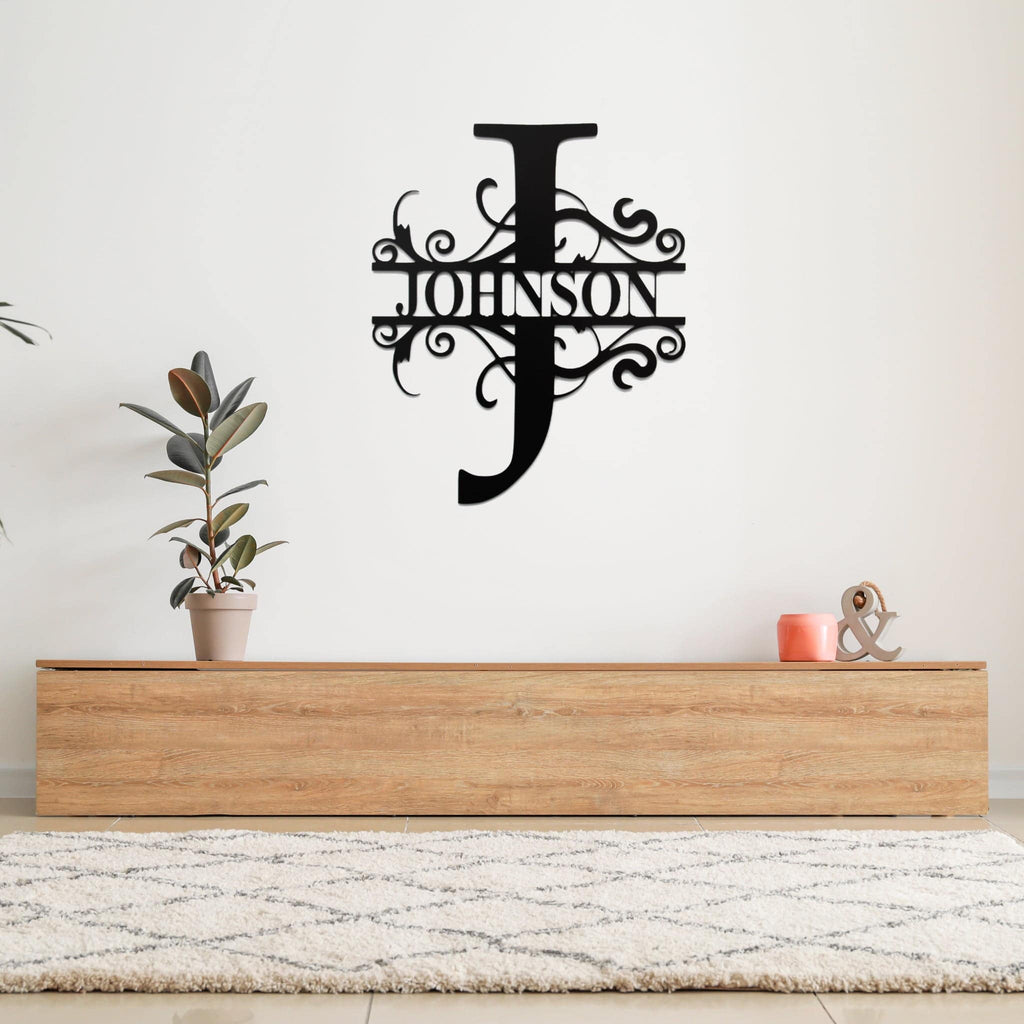 Personalized Monogram - Metal Wall Art