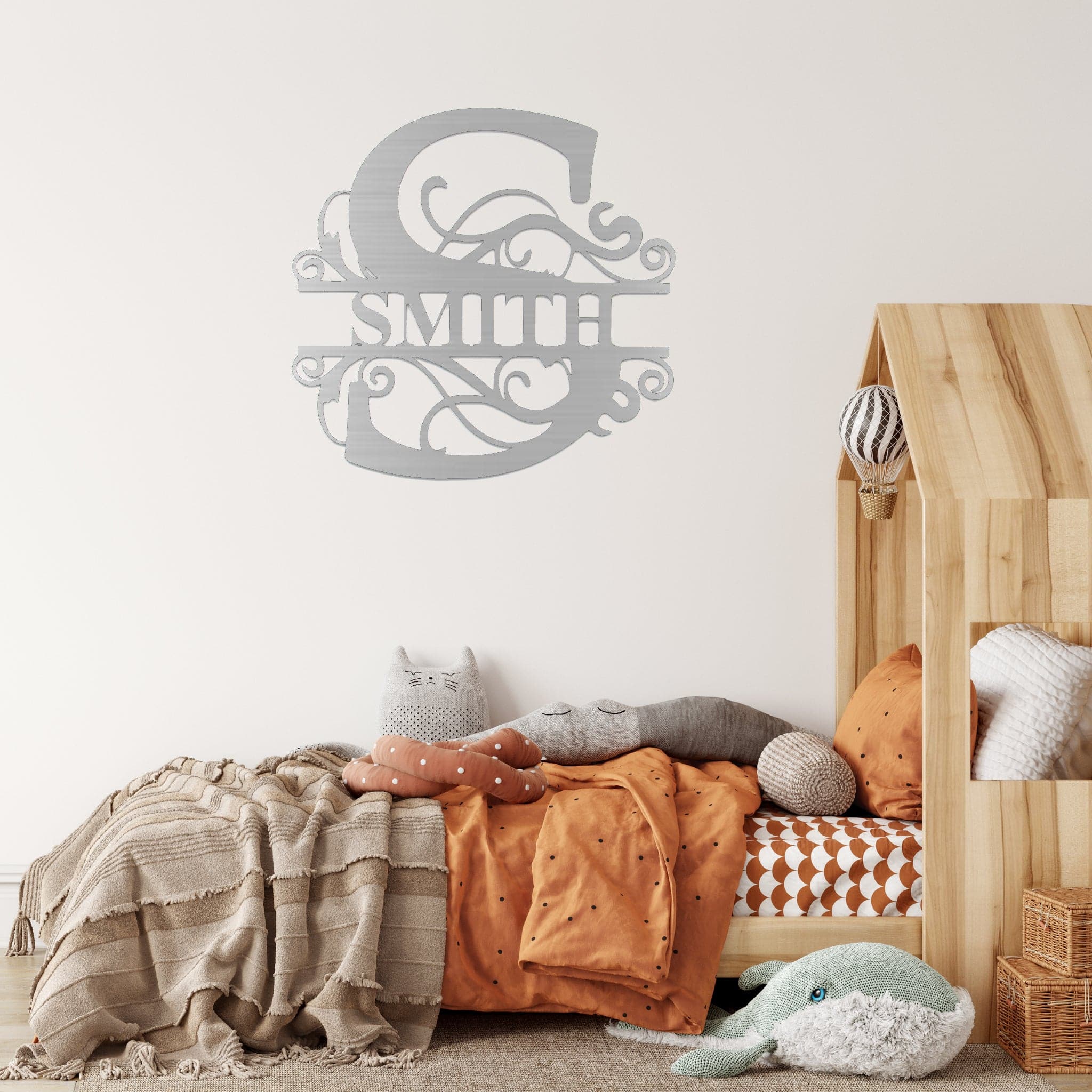 Personalized Monogram - Metal Wall Art