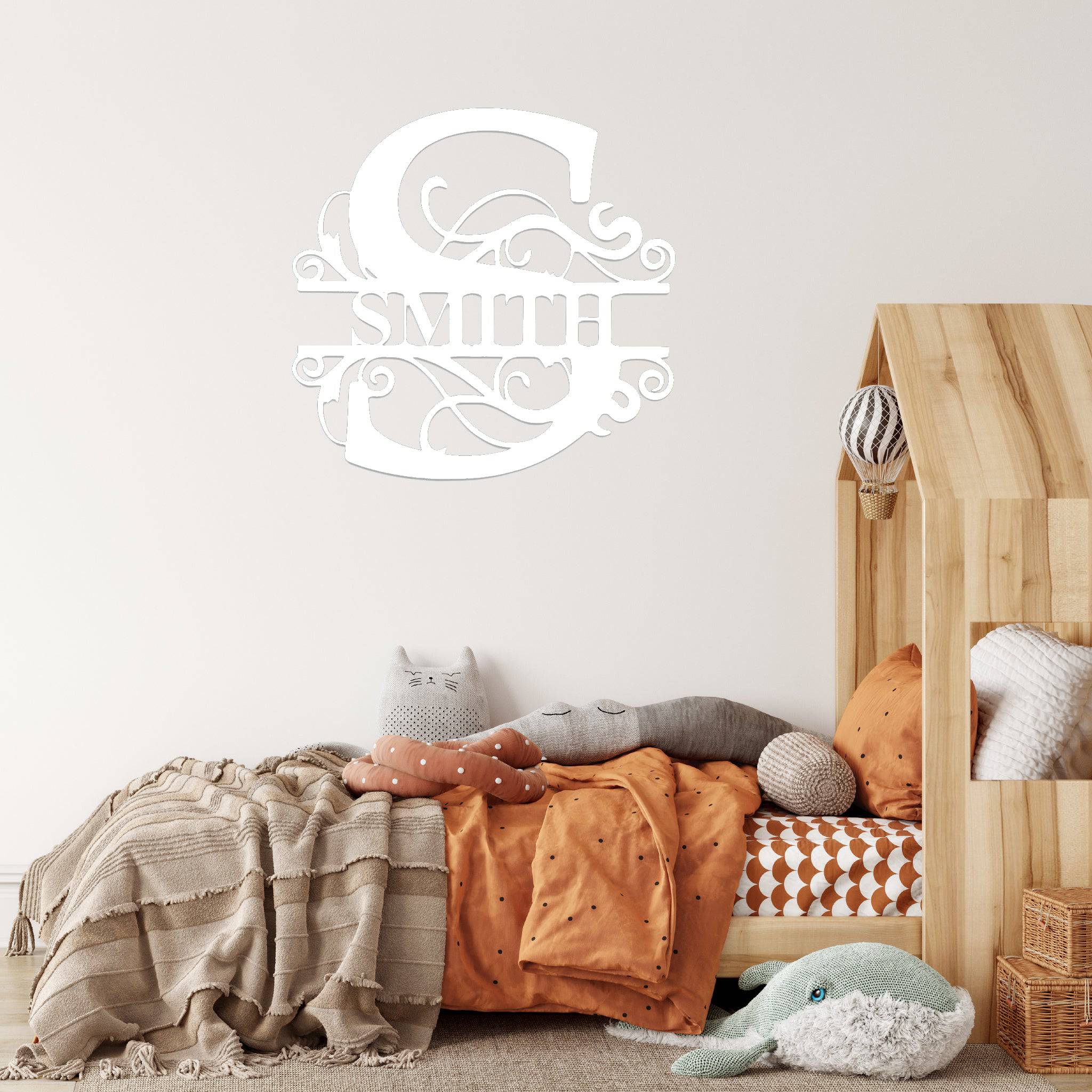 Personalized Monogram - Metal Wall Art