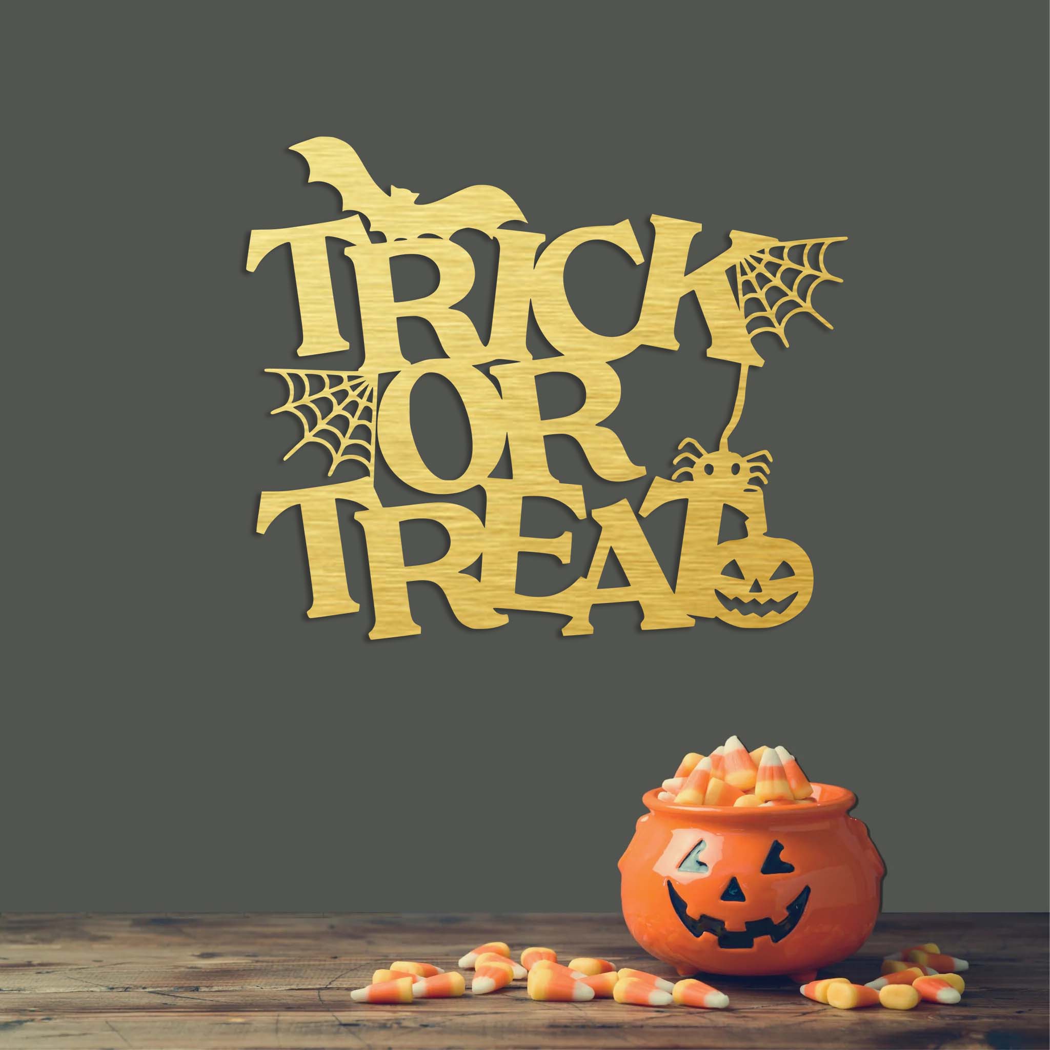 Trick Or Treat - Metal Wall Art