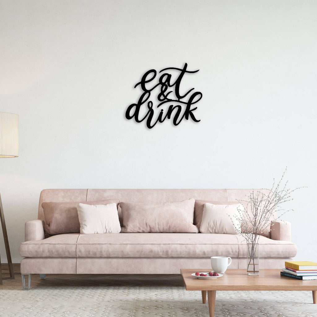Eat & Drink - Metal Wall Art