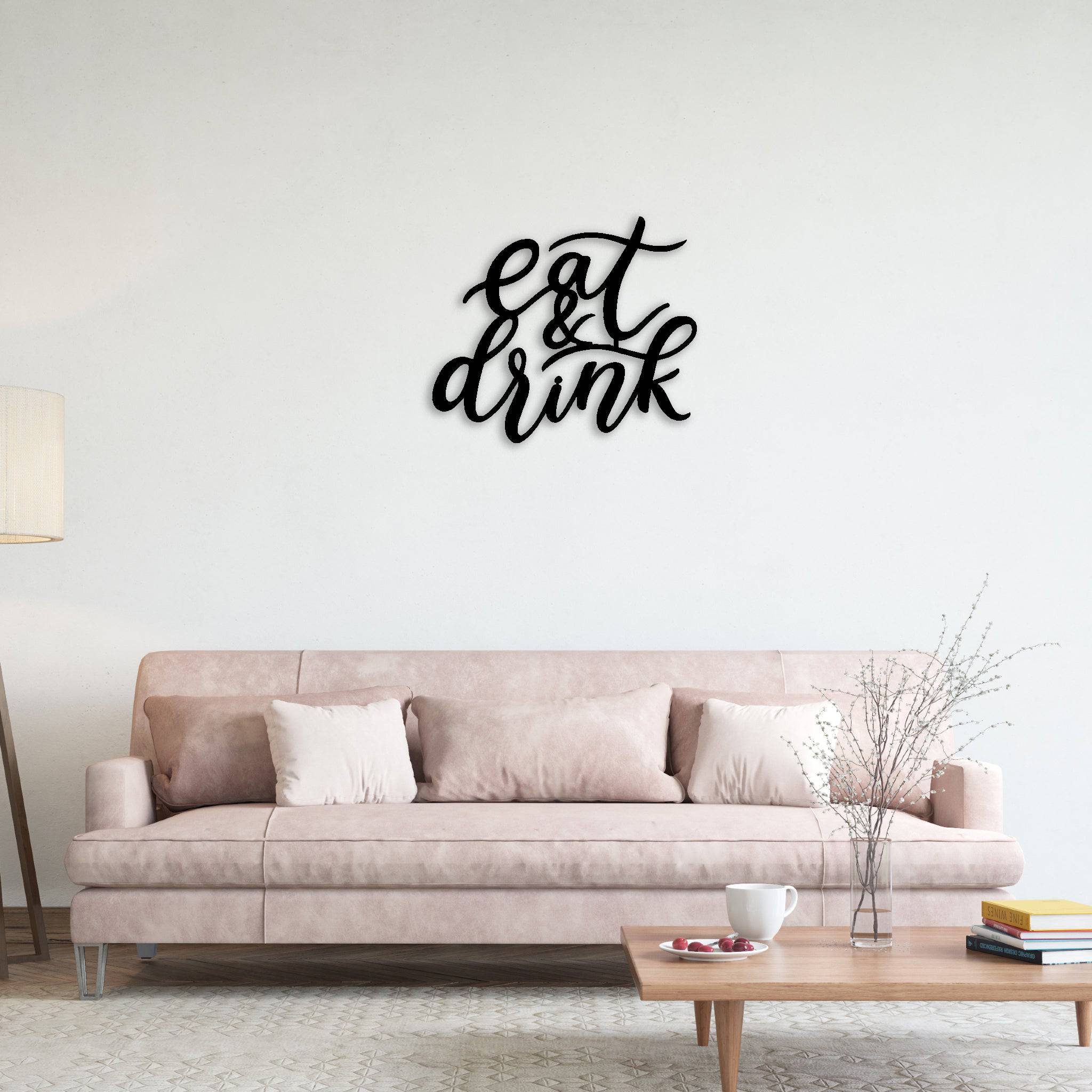 Eat & Drink - Metal Wall Art