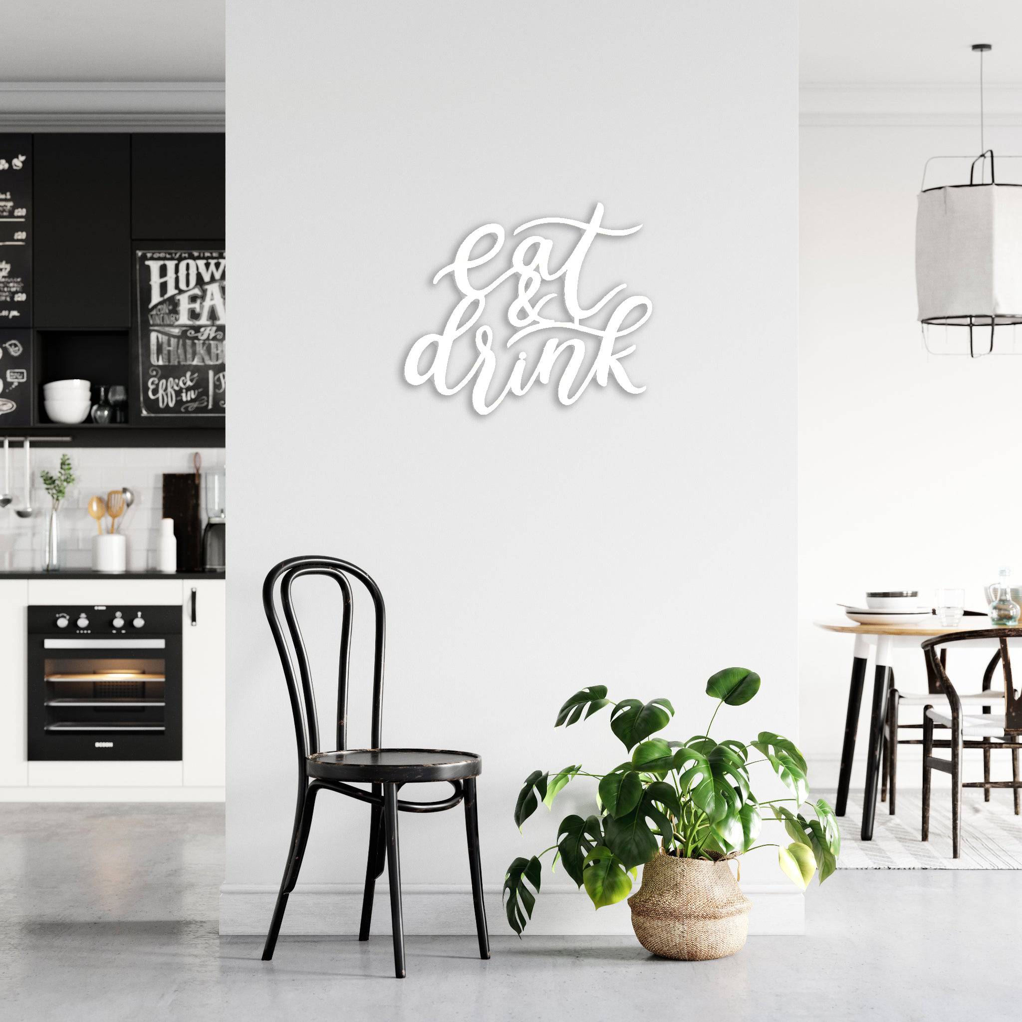Eat & Drink - Metal Wall Art