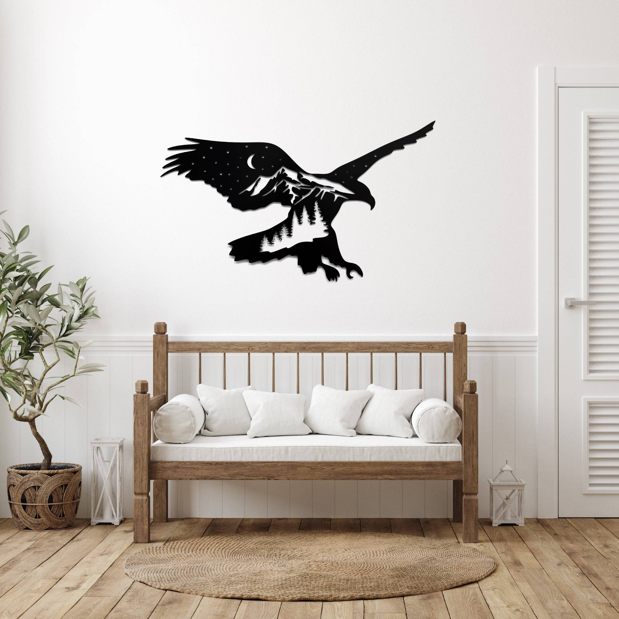 Mountain Eagle - Metal Wall Art