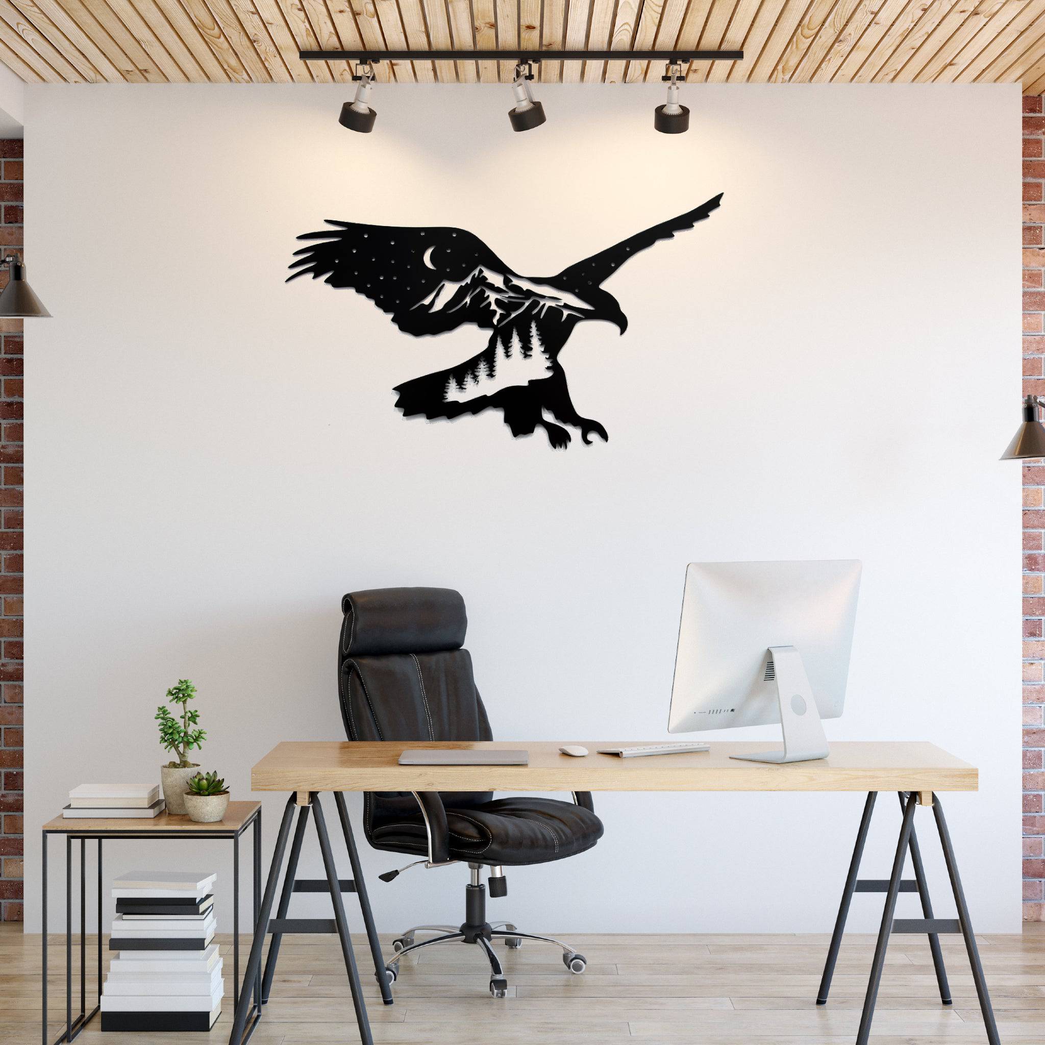 Mountain Eagle - Metal Wall Art