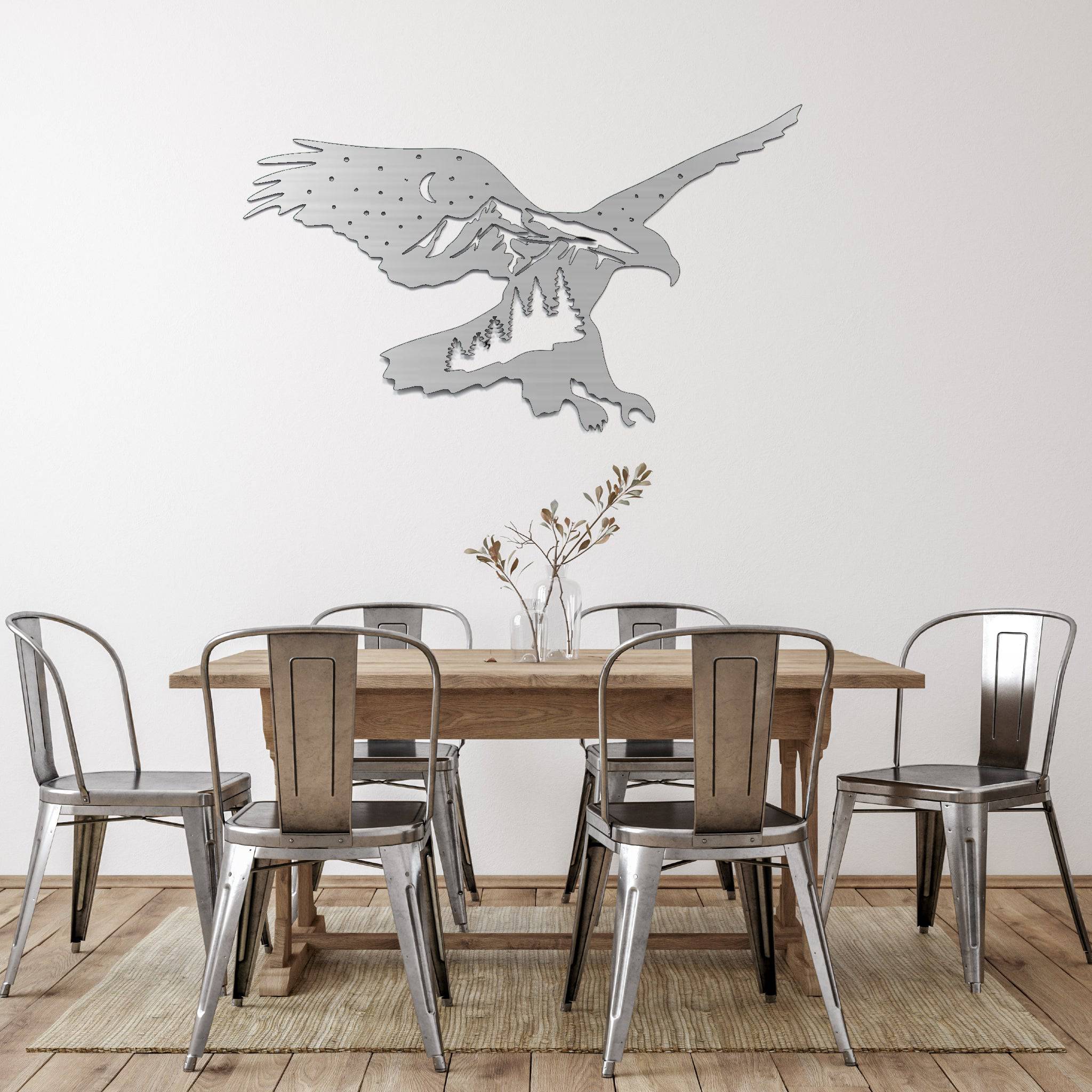 Mountain Eagle - Metal Wall Art