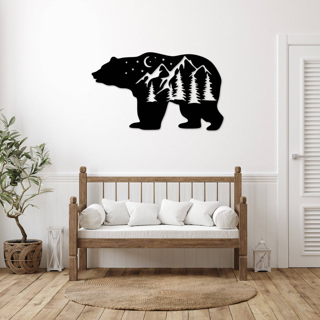 Big Bear - Metal Wall Art