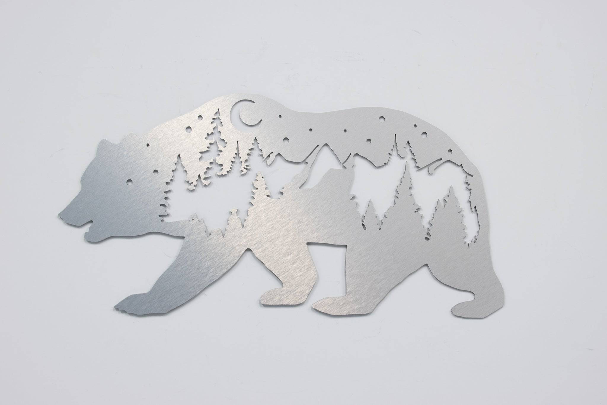 Bear - Metal Wall Art