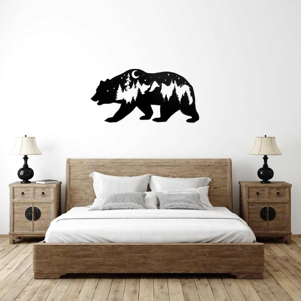 Bear - Metal Wall Art