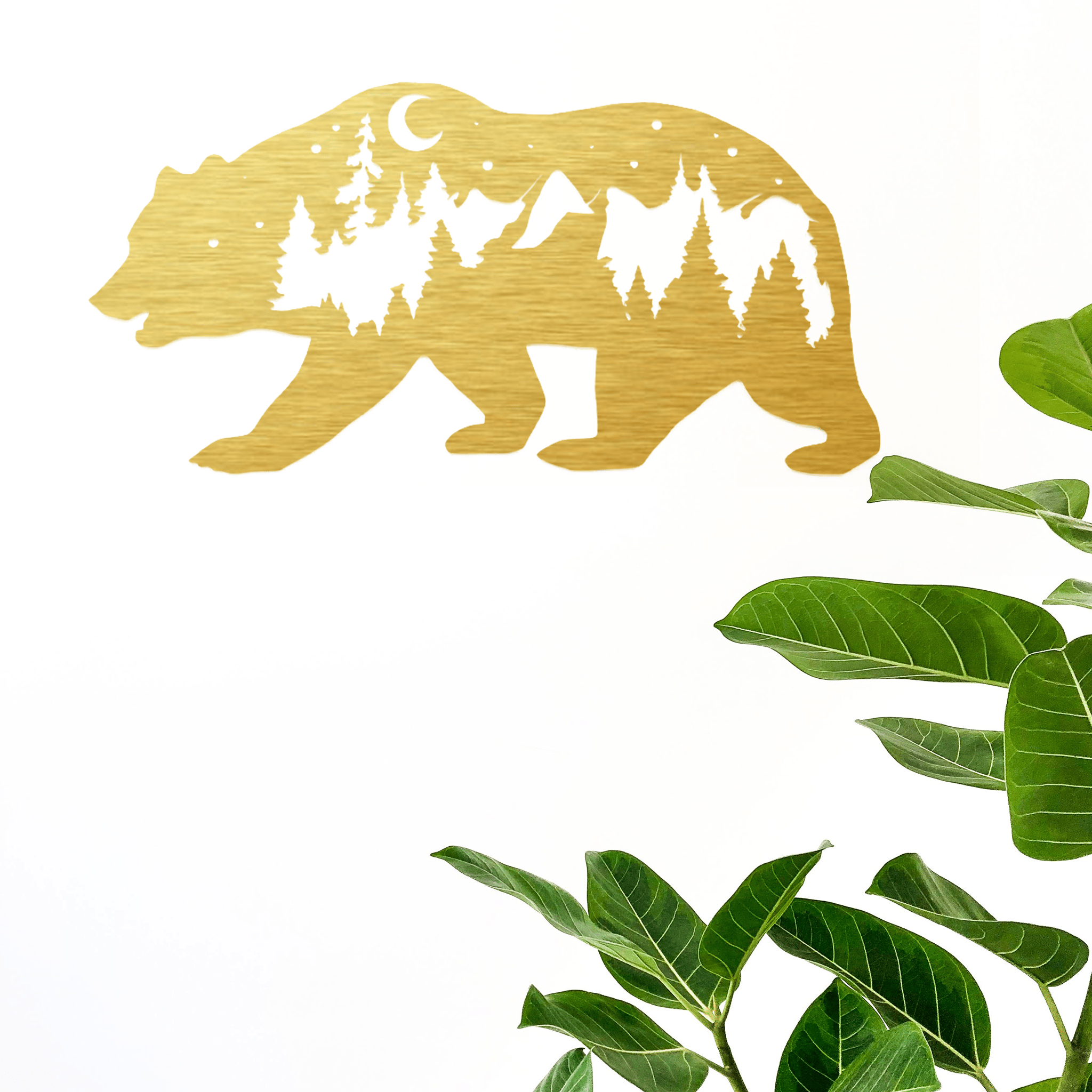 Bear - Metal Wall Art