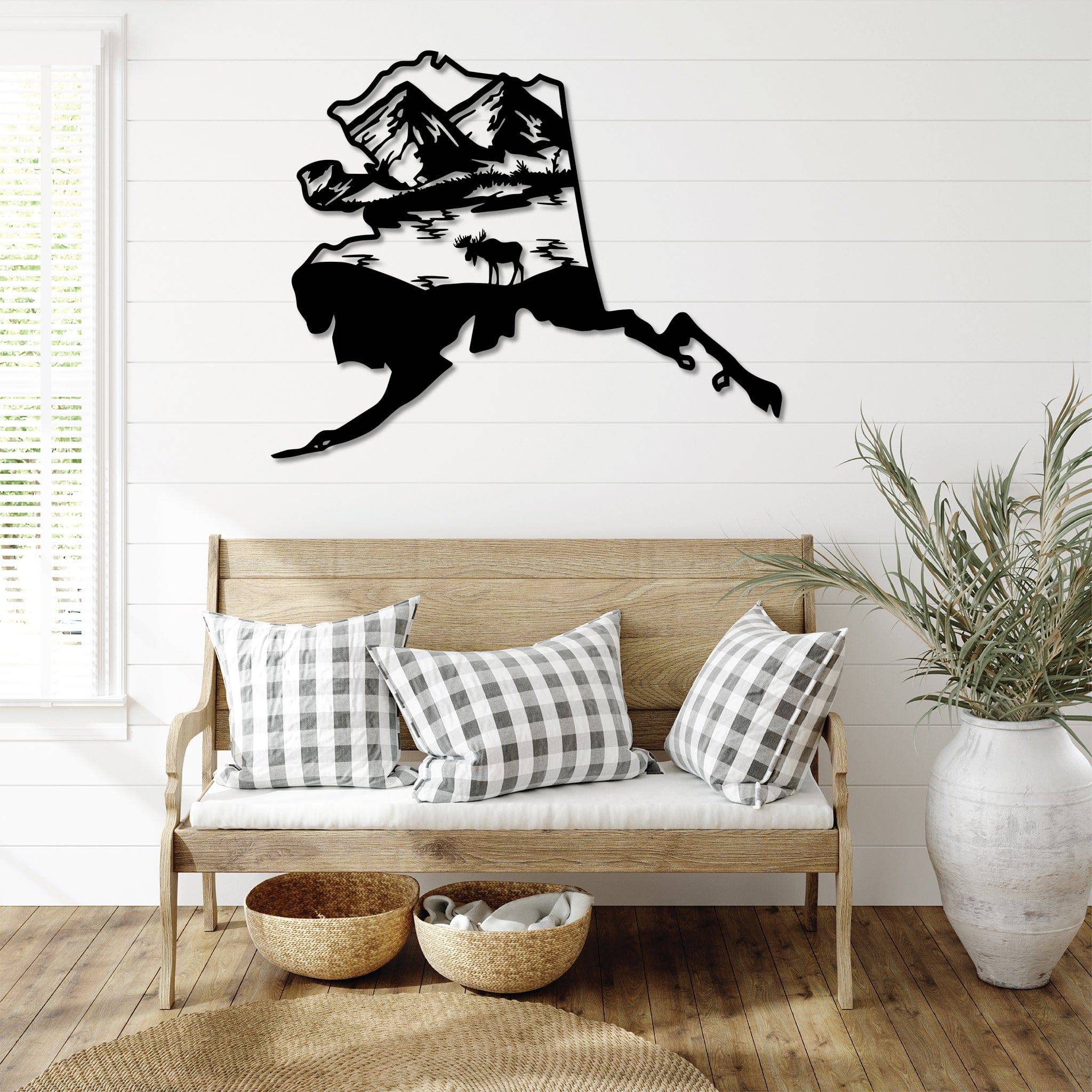 Alaska State - Metal Wall Art