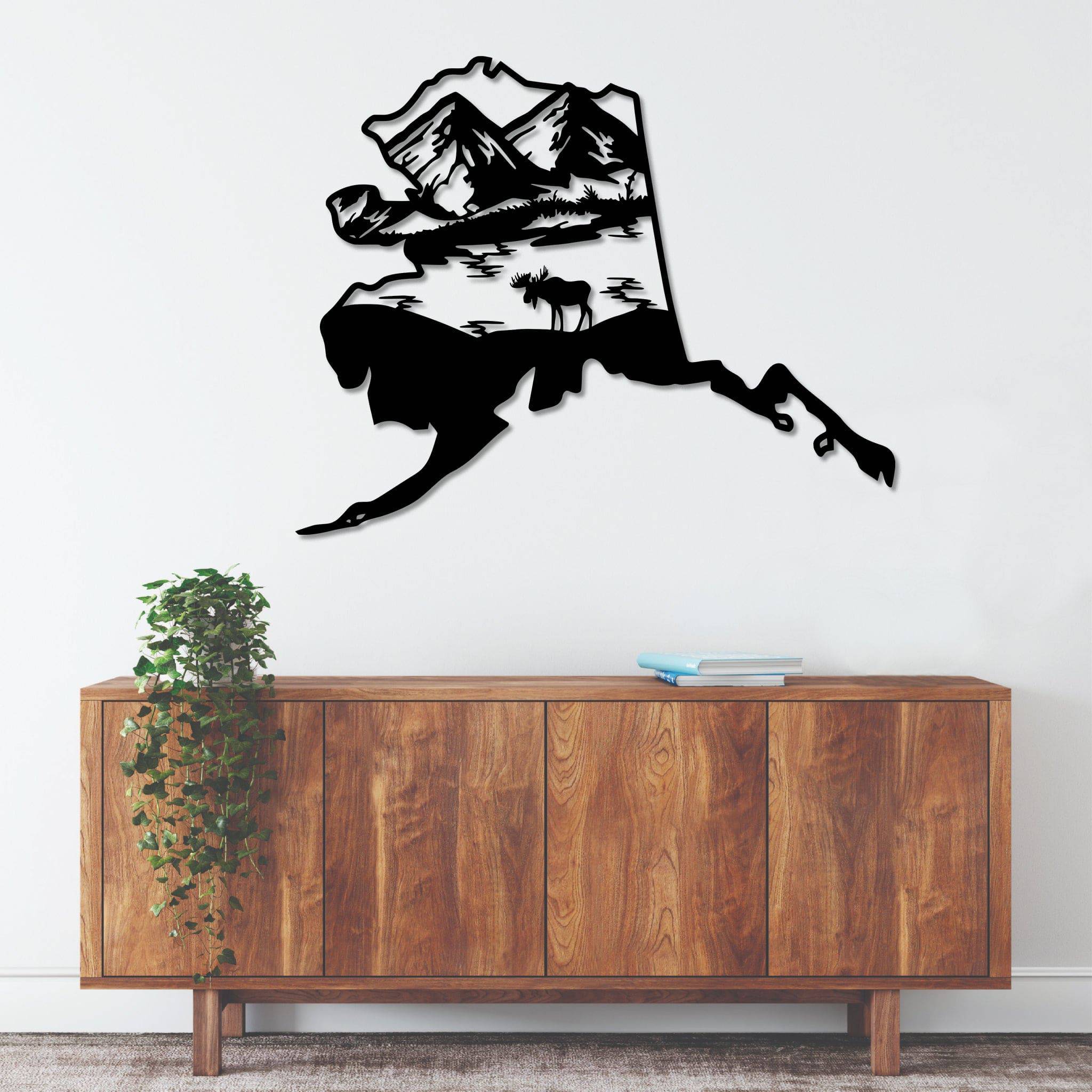 Alaska State - Metal Wall Art
