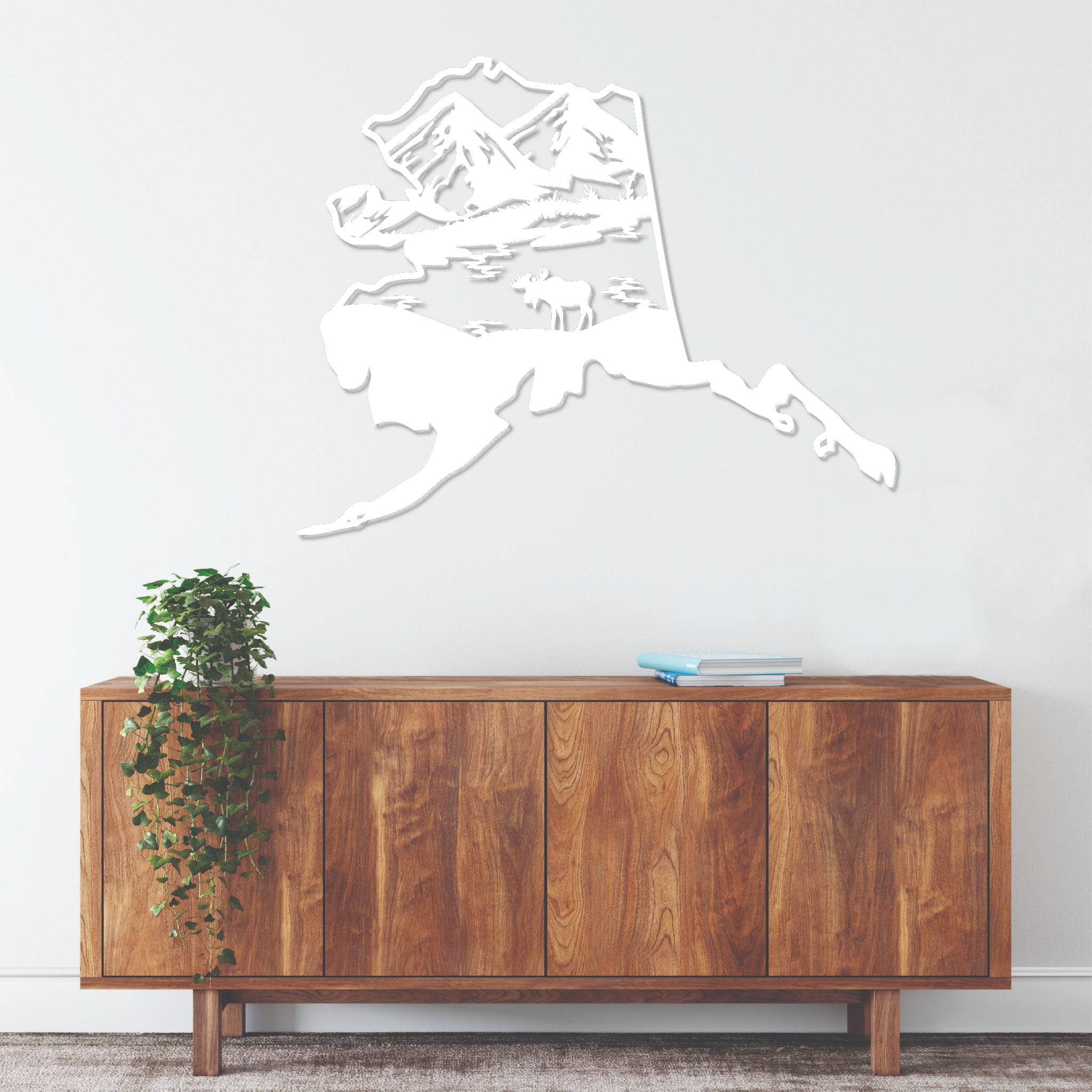 Alaska State - Metal Wall Art