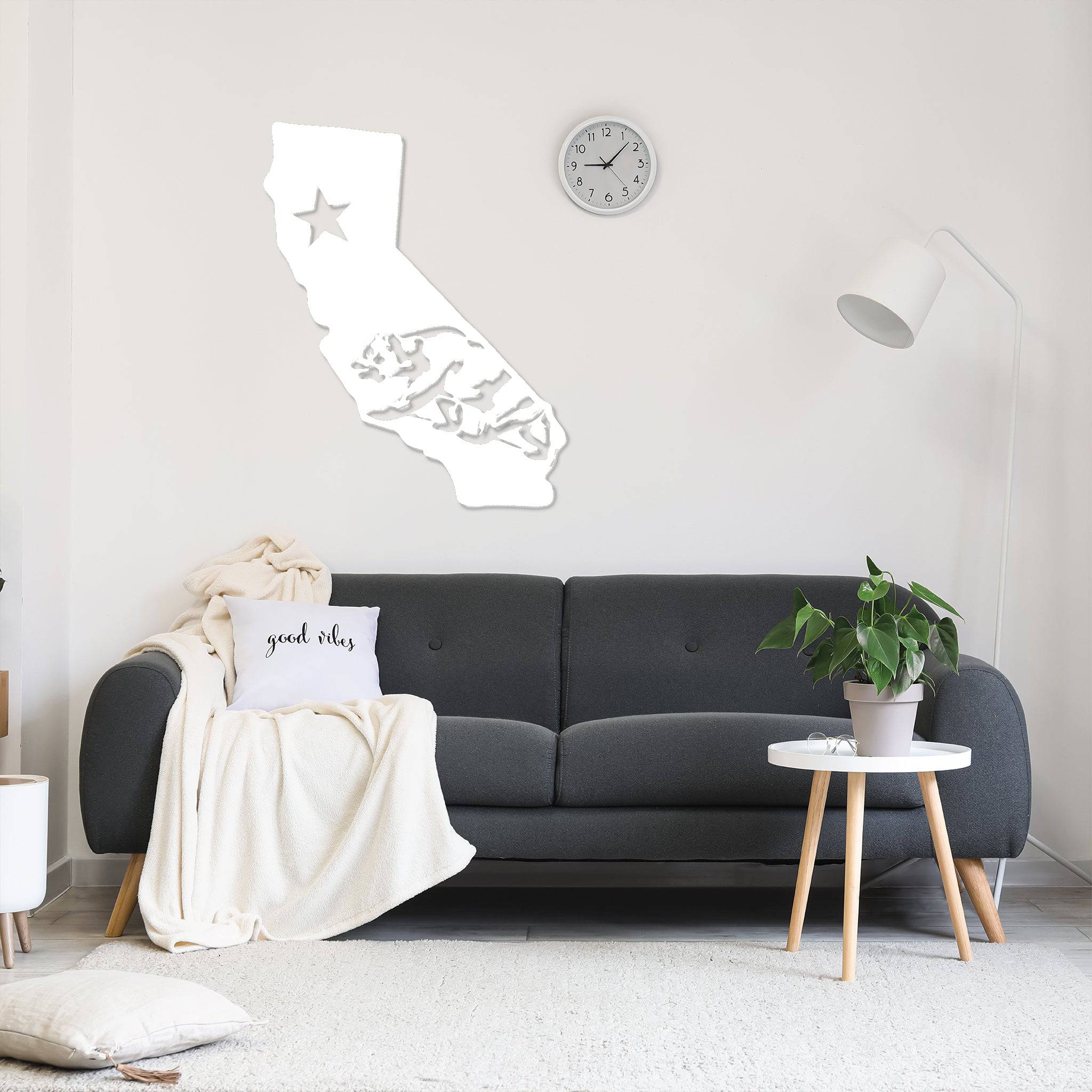 California State - Metal Wall Art