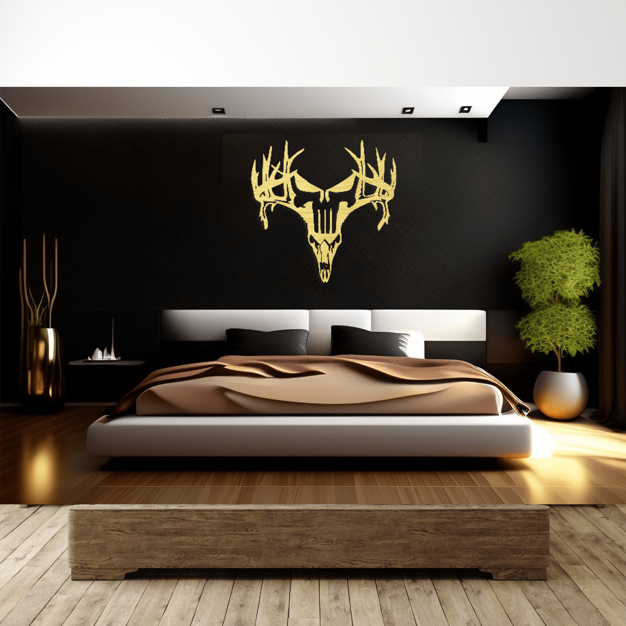 Deer Punisher - Metal Wall Art