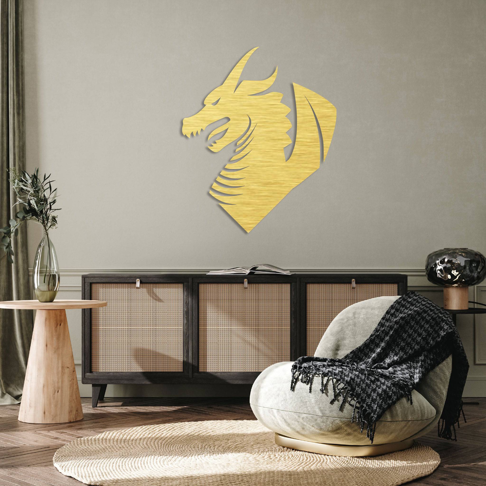 Dragon Head - Metal Wall Art