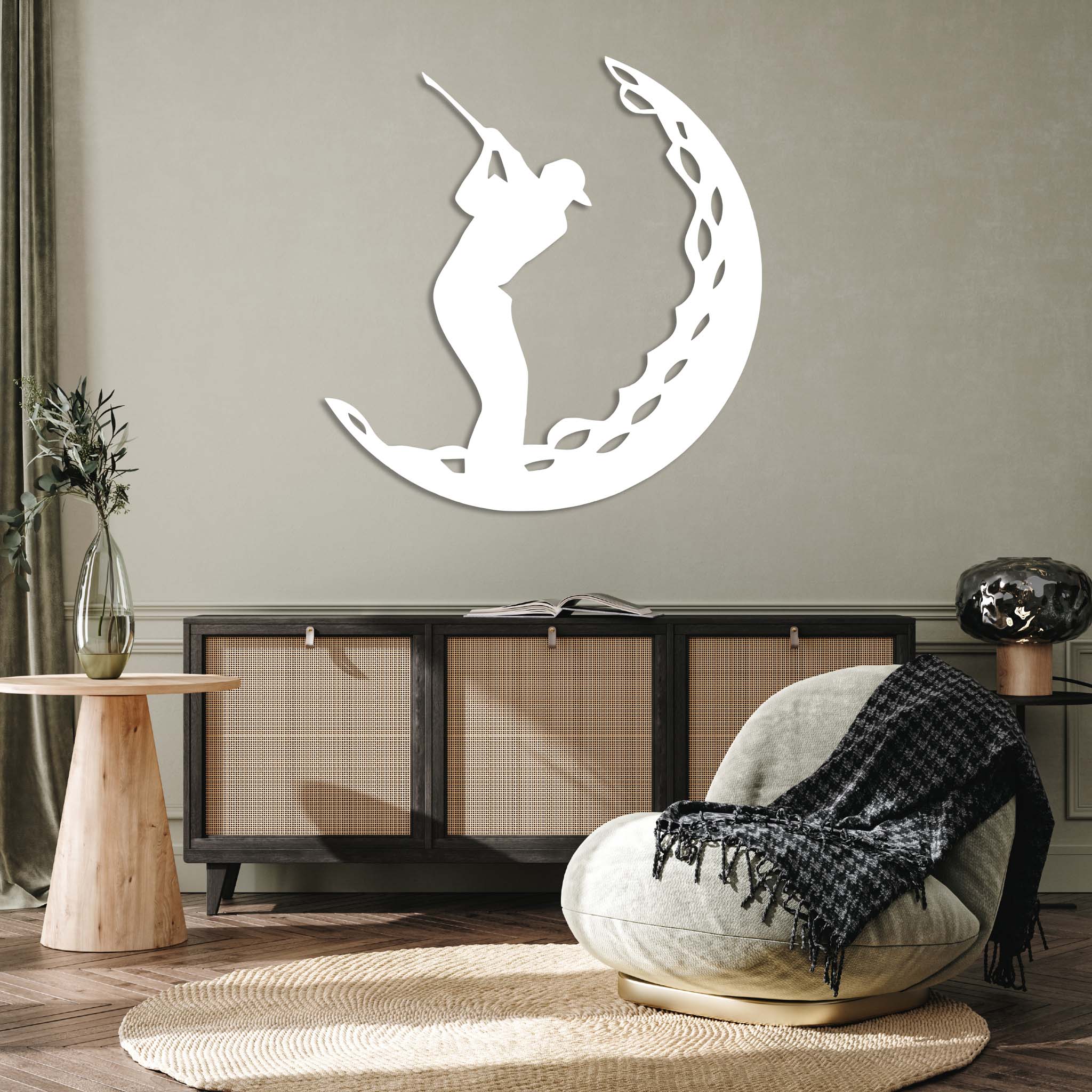 Golf Ball - Metal Wall Art