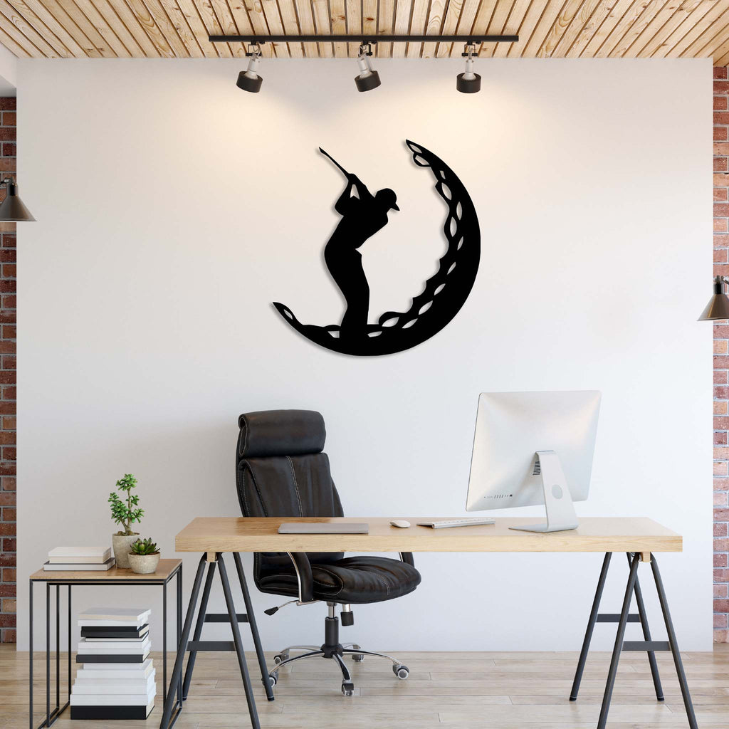 Golf Ball - Metal Wall Art