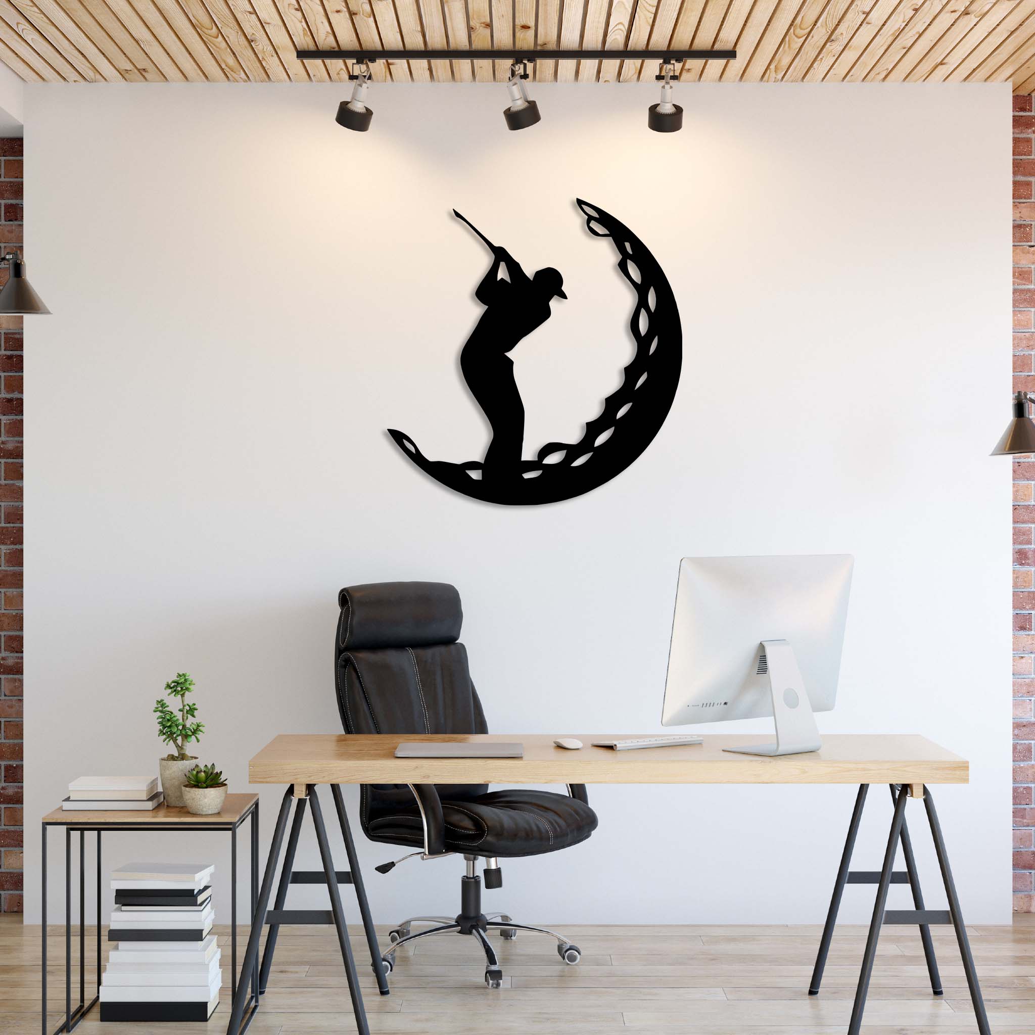 Golf Ball - Metal Wall Art