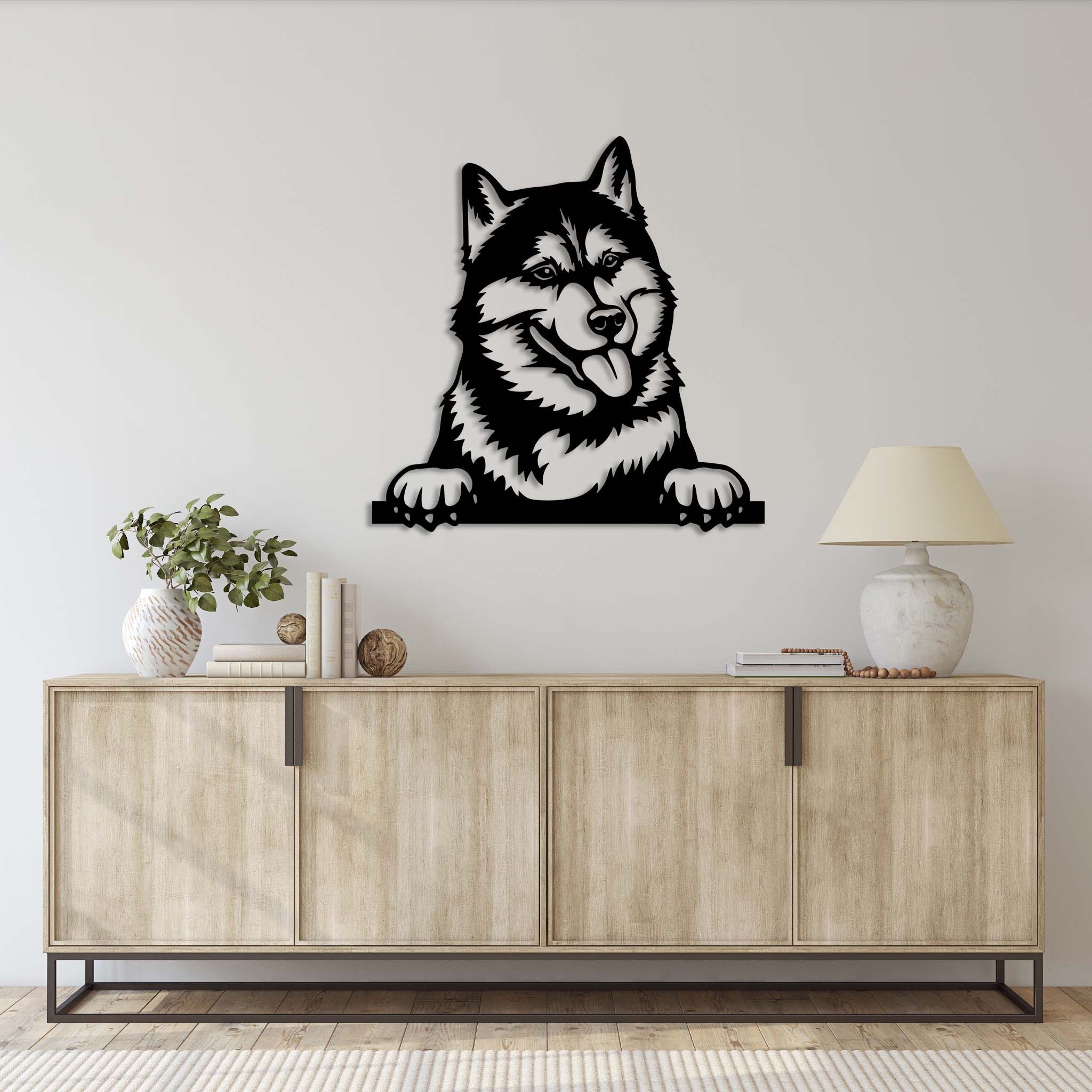 Husky - Metal Wall Art