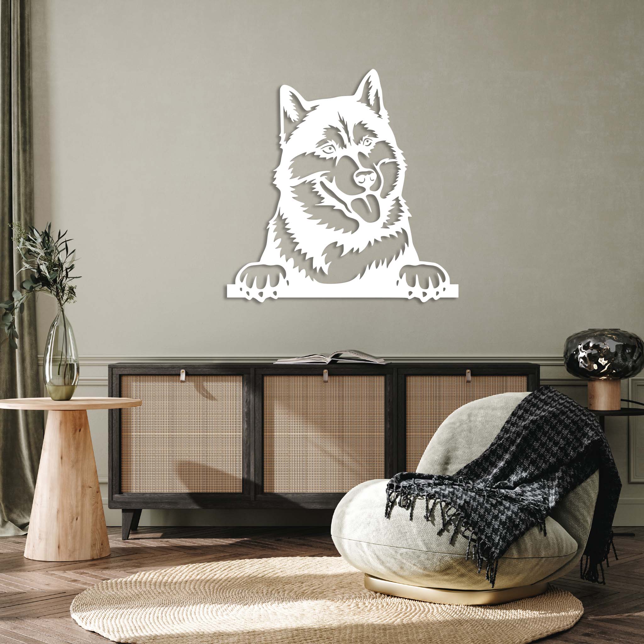 Husky - Metal Wall Art