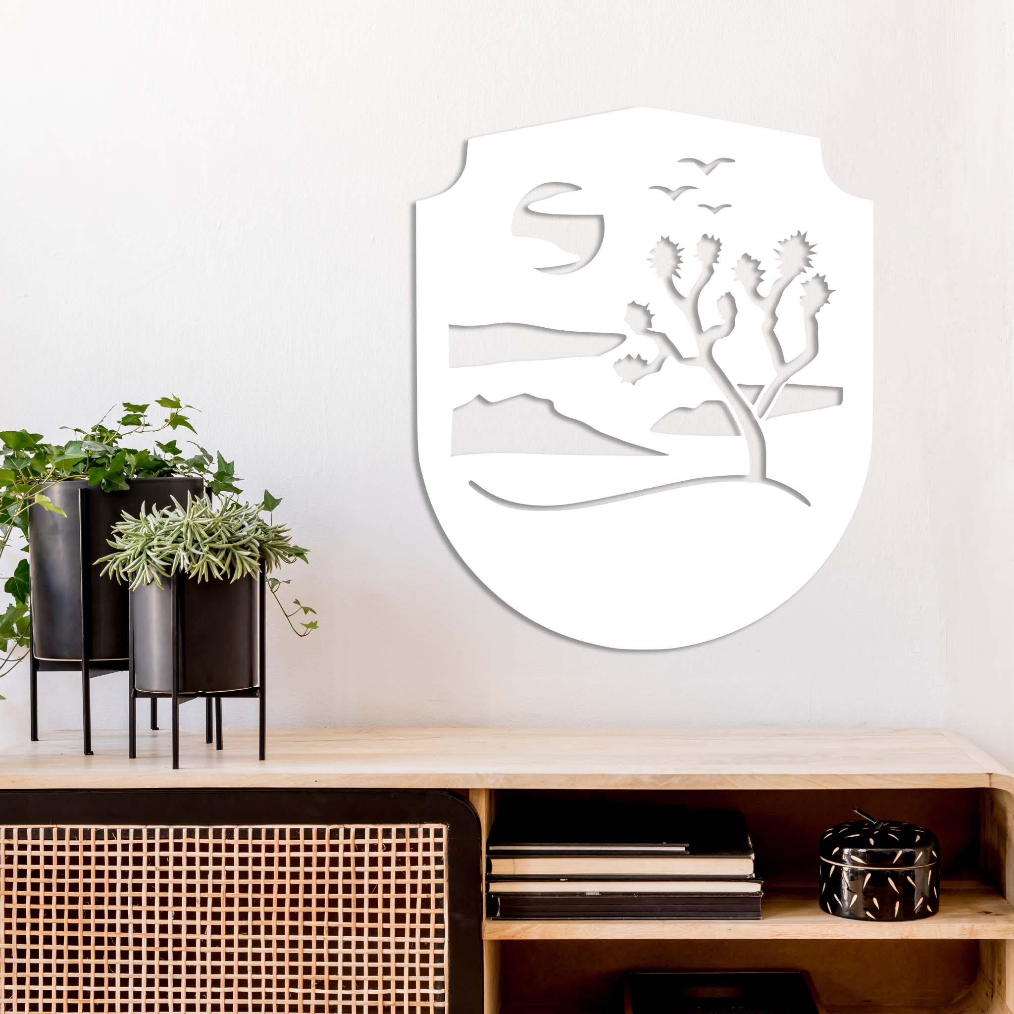 Joshua Tree Scenery - Metal Wall Art