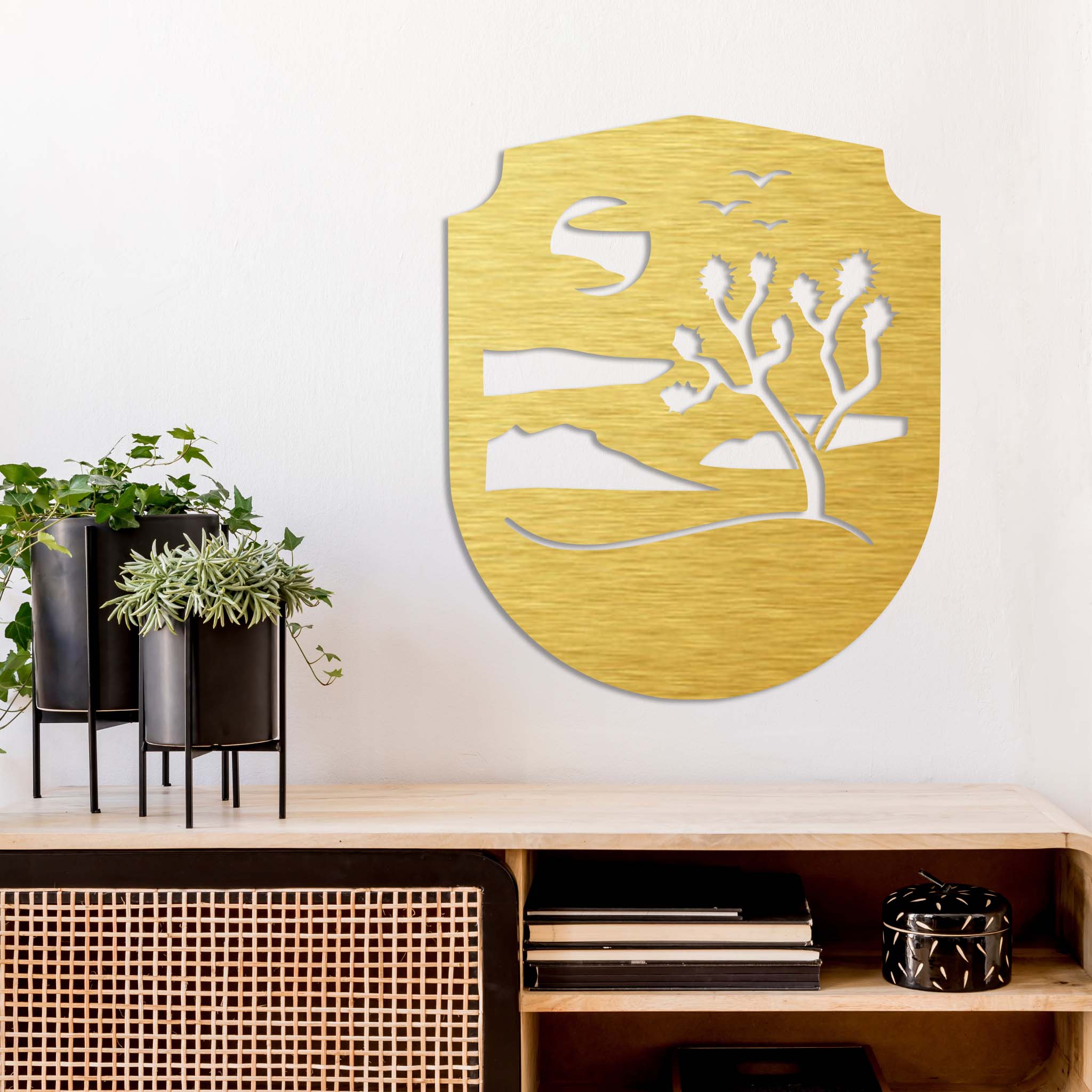 Joshua Tree Scenery - Metal Wall Art