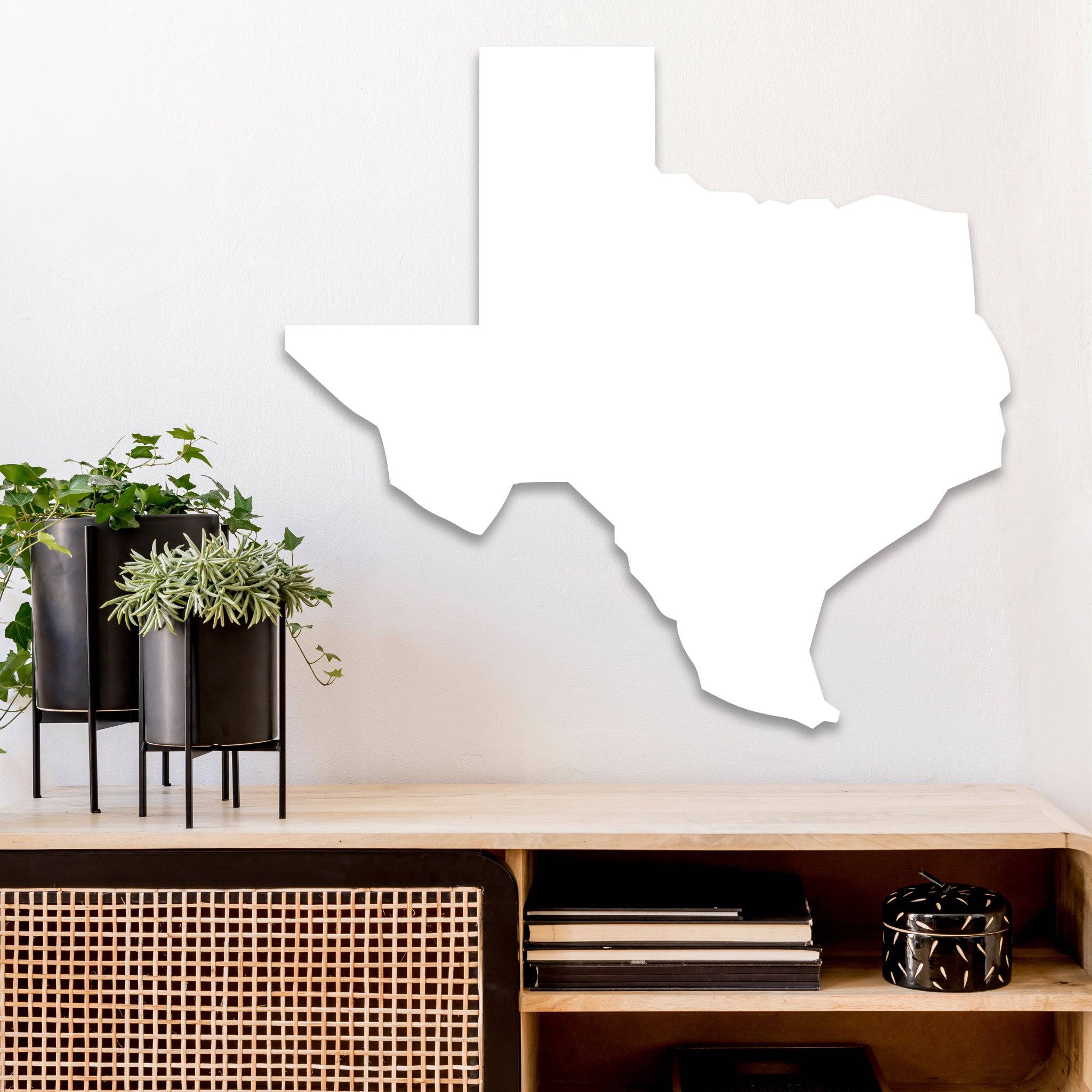 Texas State - Metal Wall Art