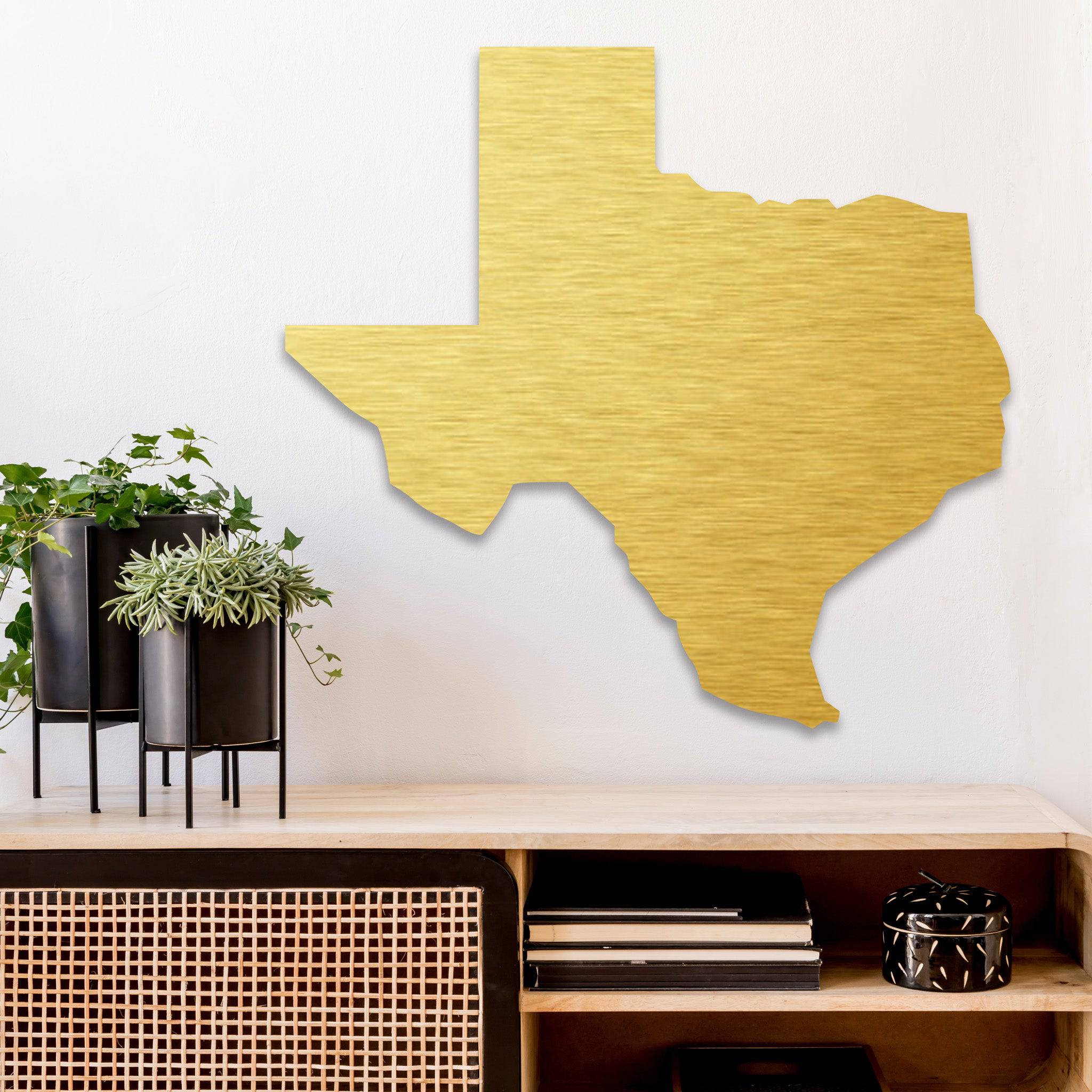 Texas State - Metal Wall Art