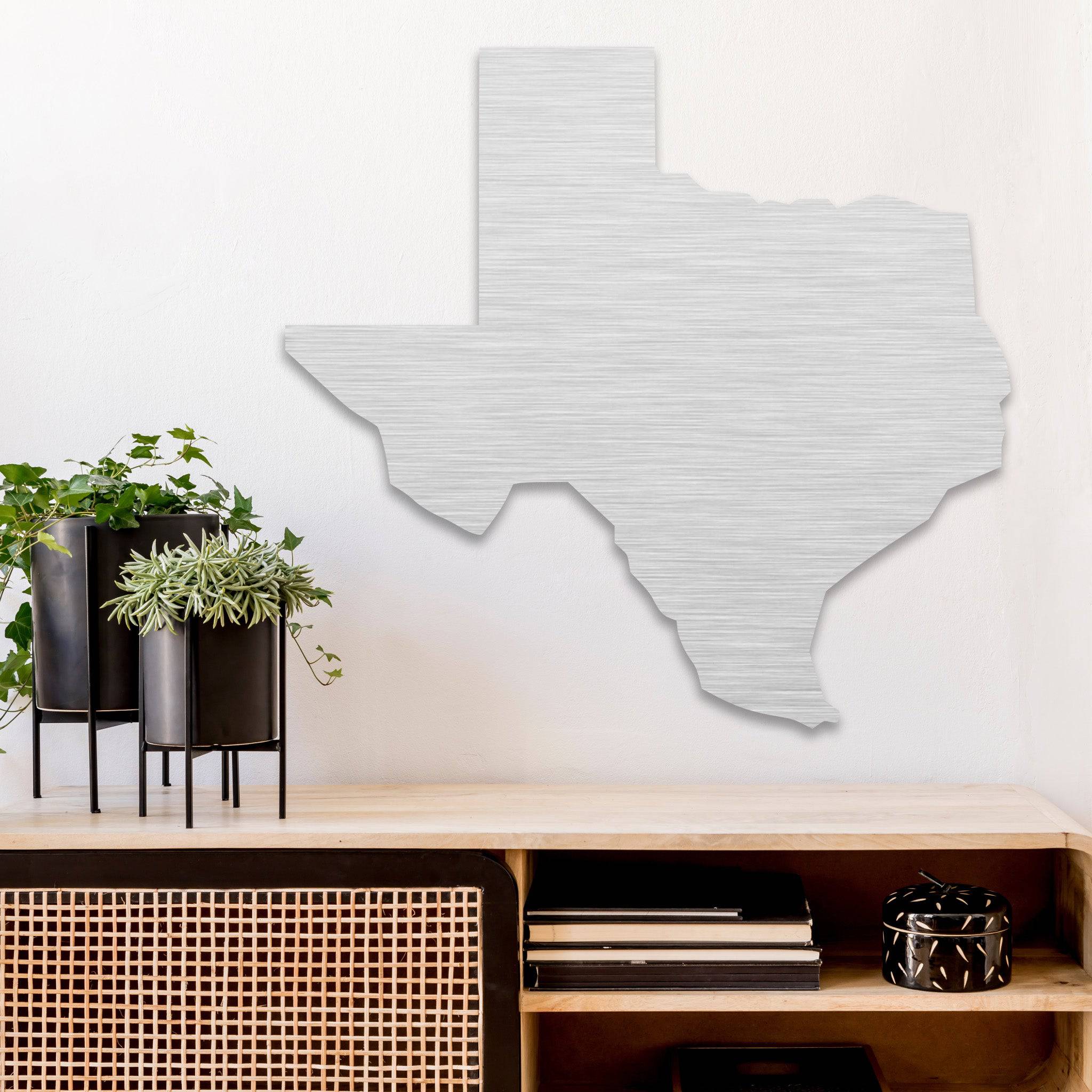 Texas State - Metal Wall Art