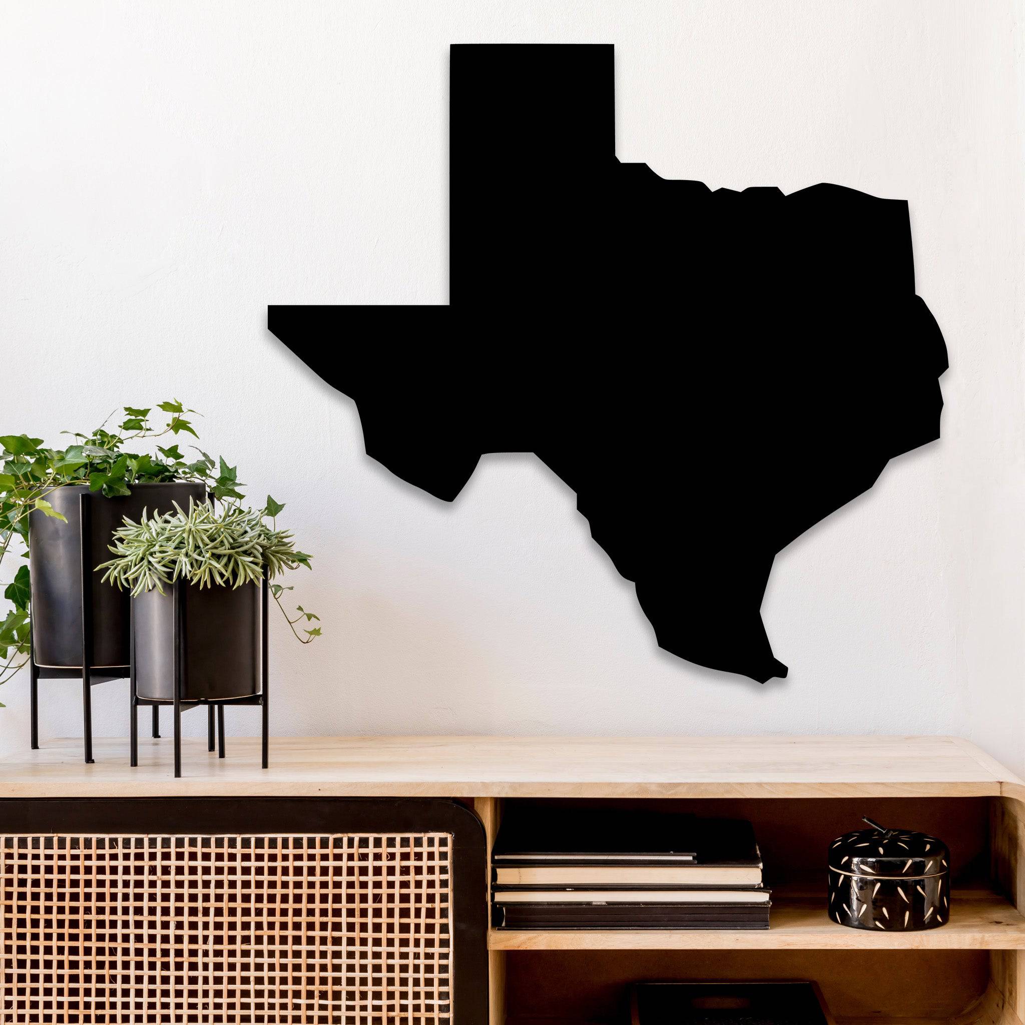 Texas State - Metal Wall Art