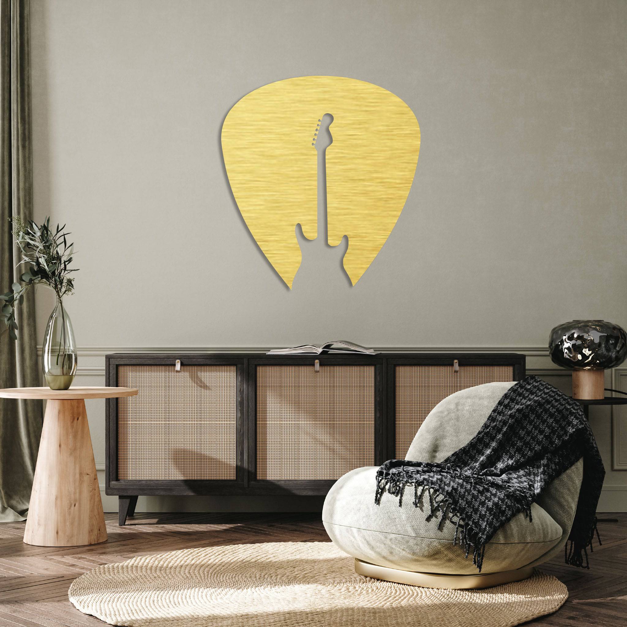 Guitar Pick - Metal Wall Art
