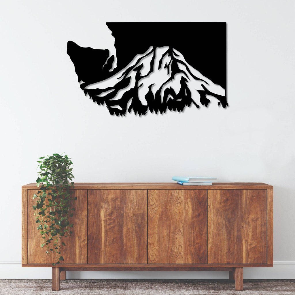Washington Mt Rainier - Metal Wall Art