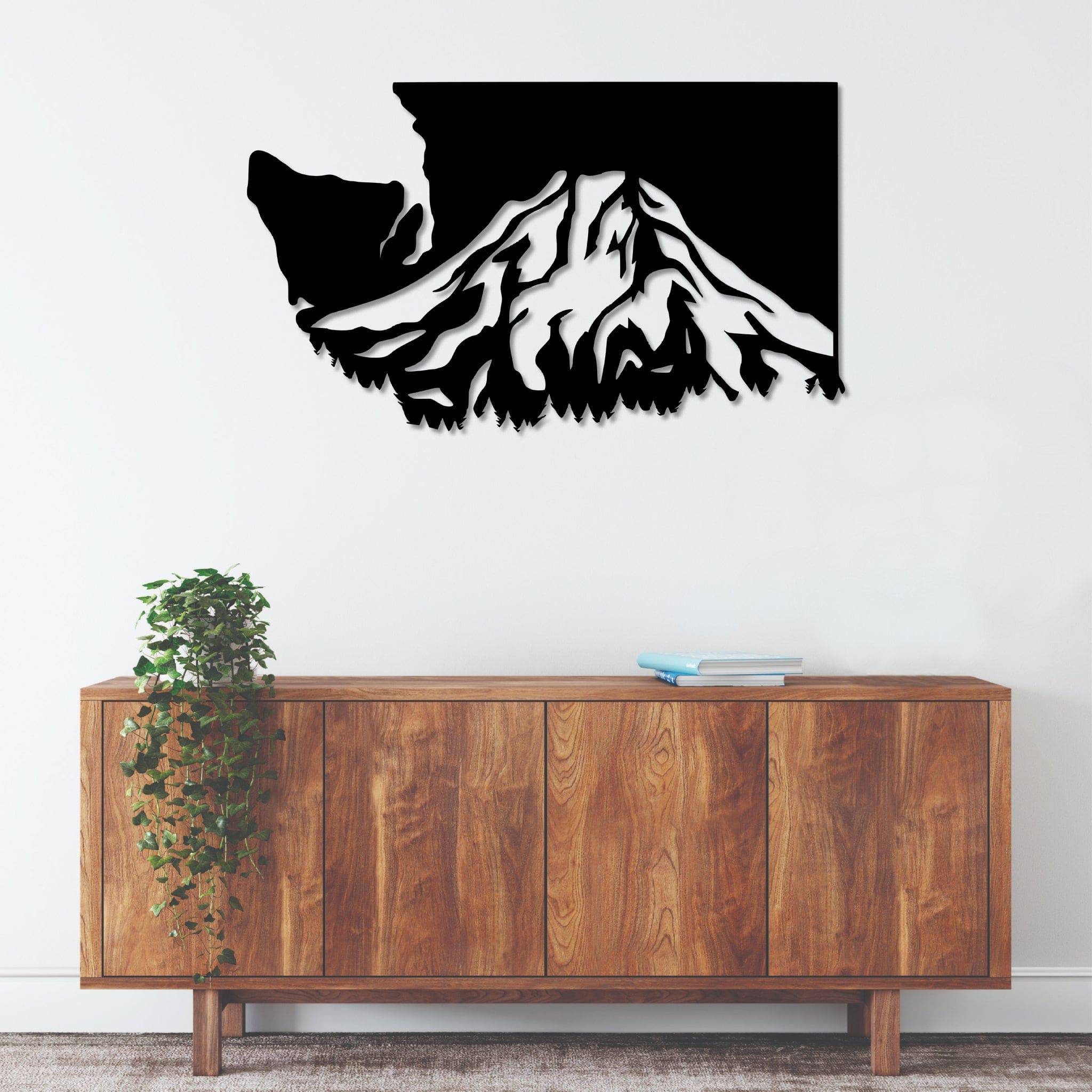 Washington Mt Rainier - Metal Wall Art