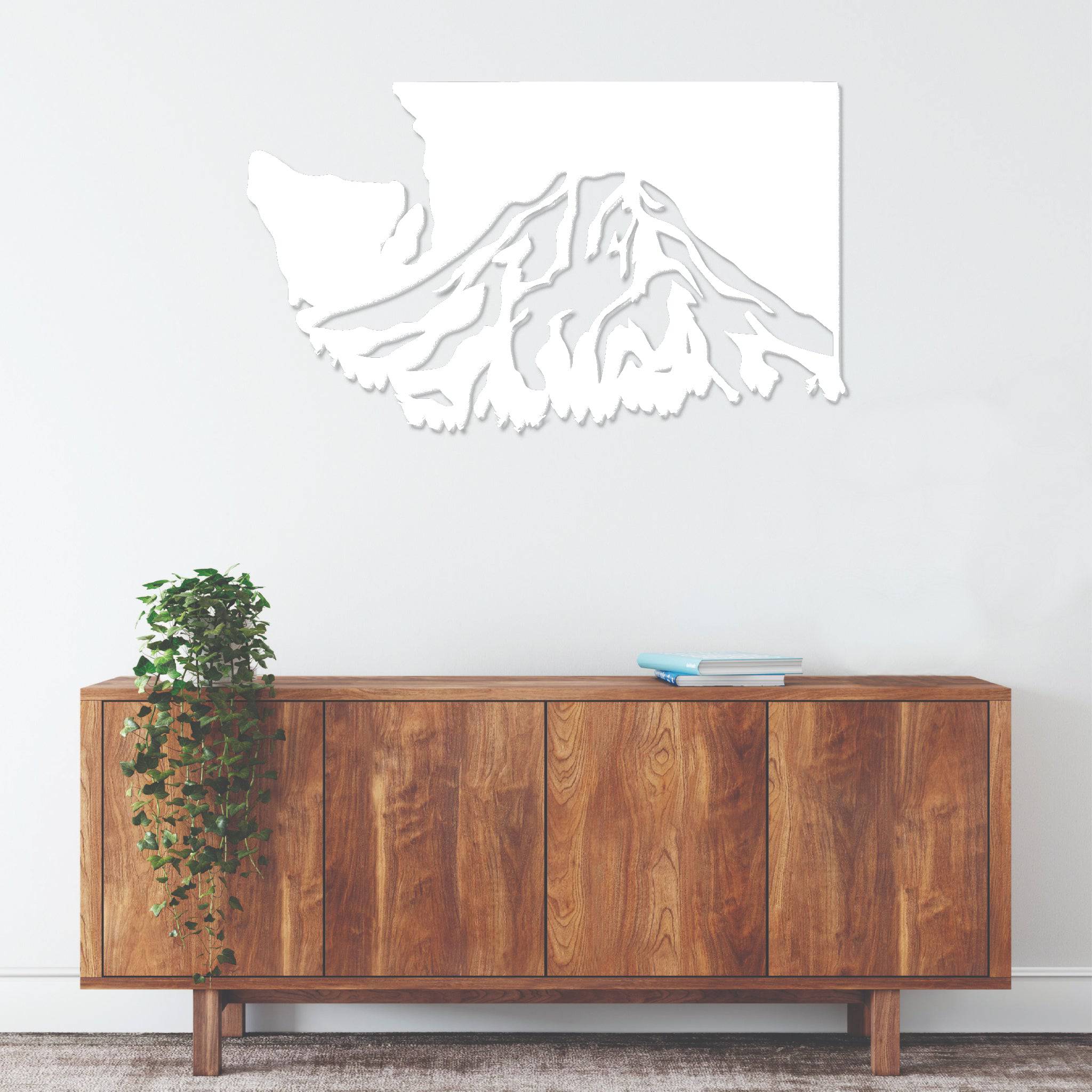 Washington Mt Rainier - Metal Wall Art