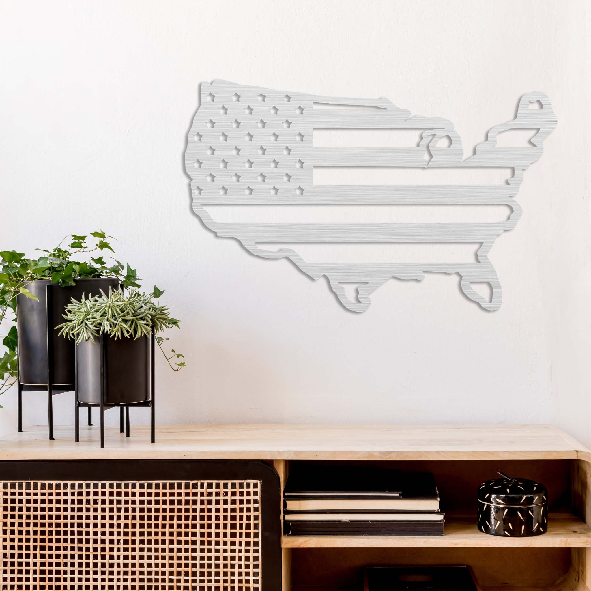 American Flag United States - Metal Wall Art