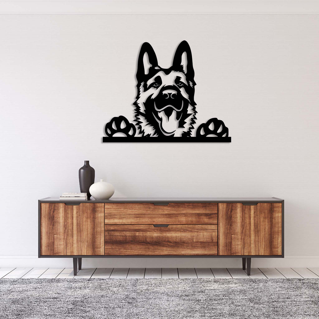 German Shepherd - Metal Wall Art