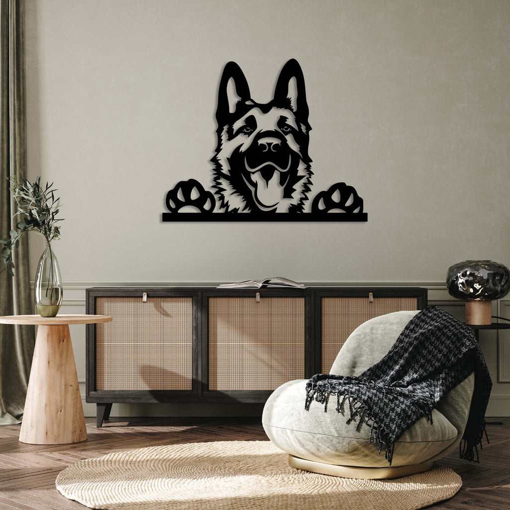 German Shepherd - Metal Wall Art