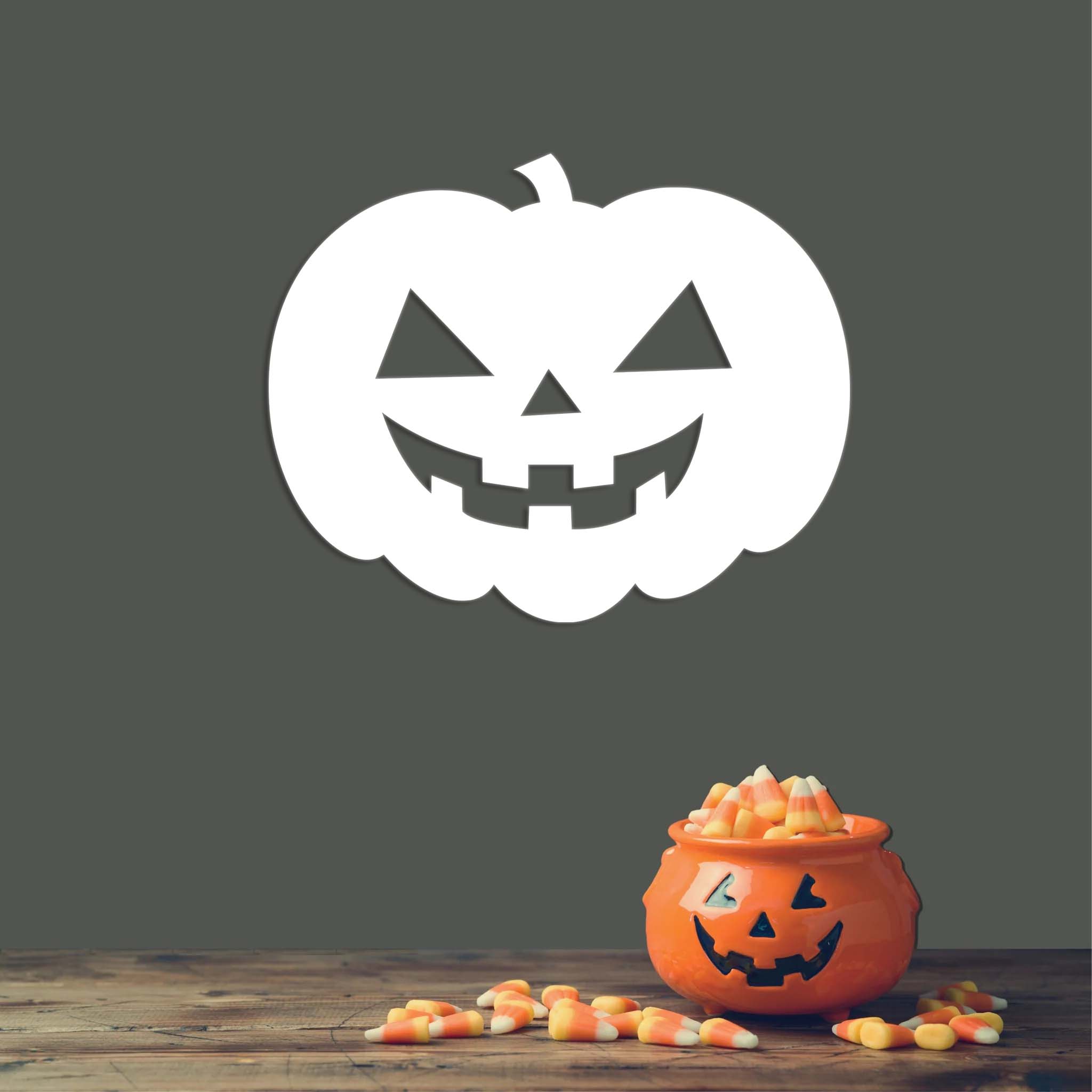 Halloween Pumpkin - Metal Wall Art