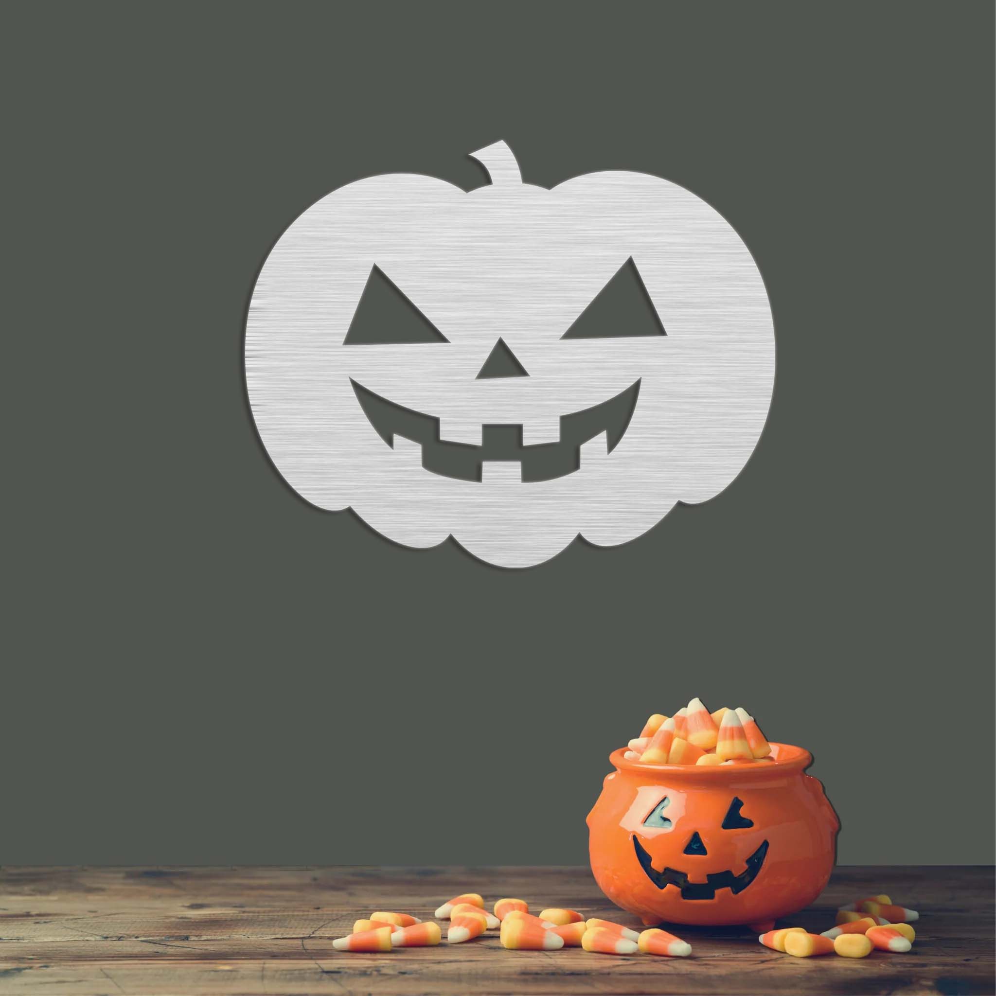 Halloween Pumpkin - Metal Wall Art