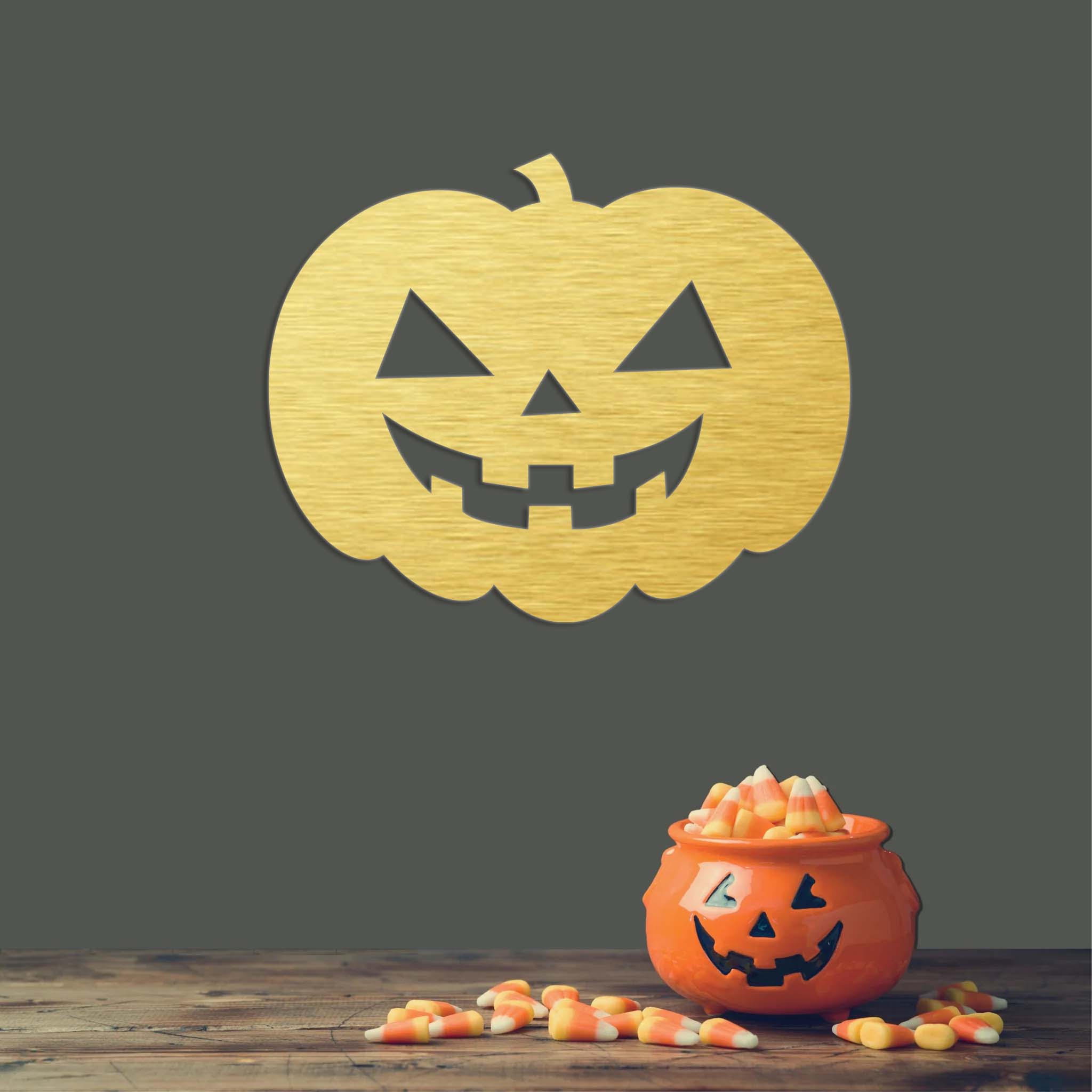 Halloween Pumpkin - Metal Wall Art