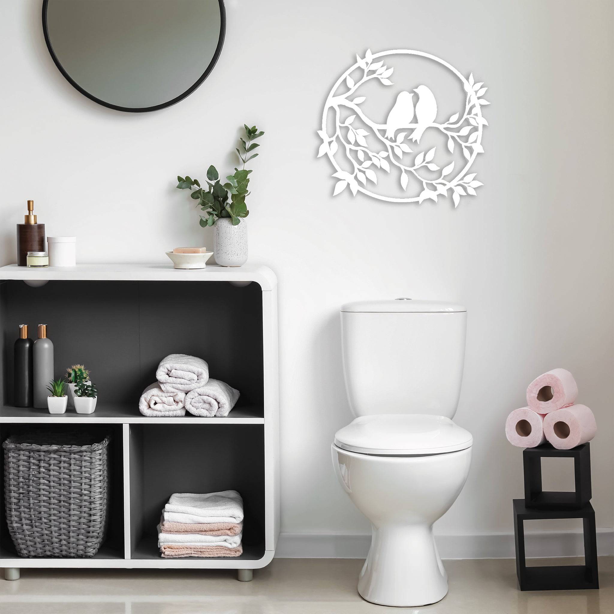 Bird Tree - Metal Wall Art