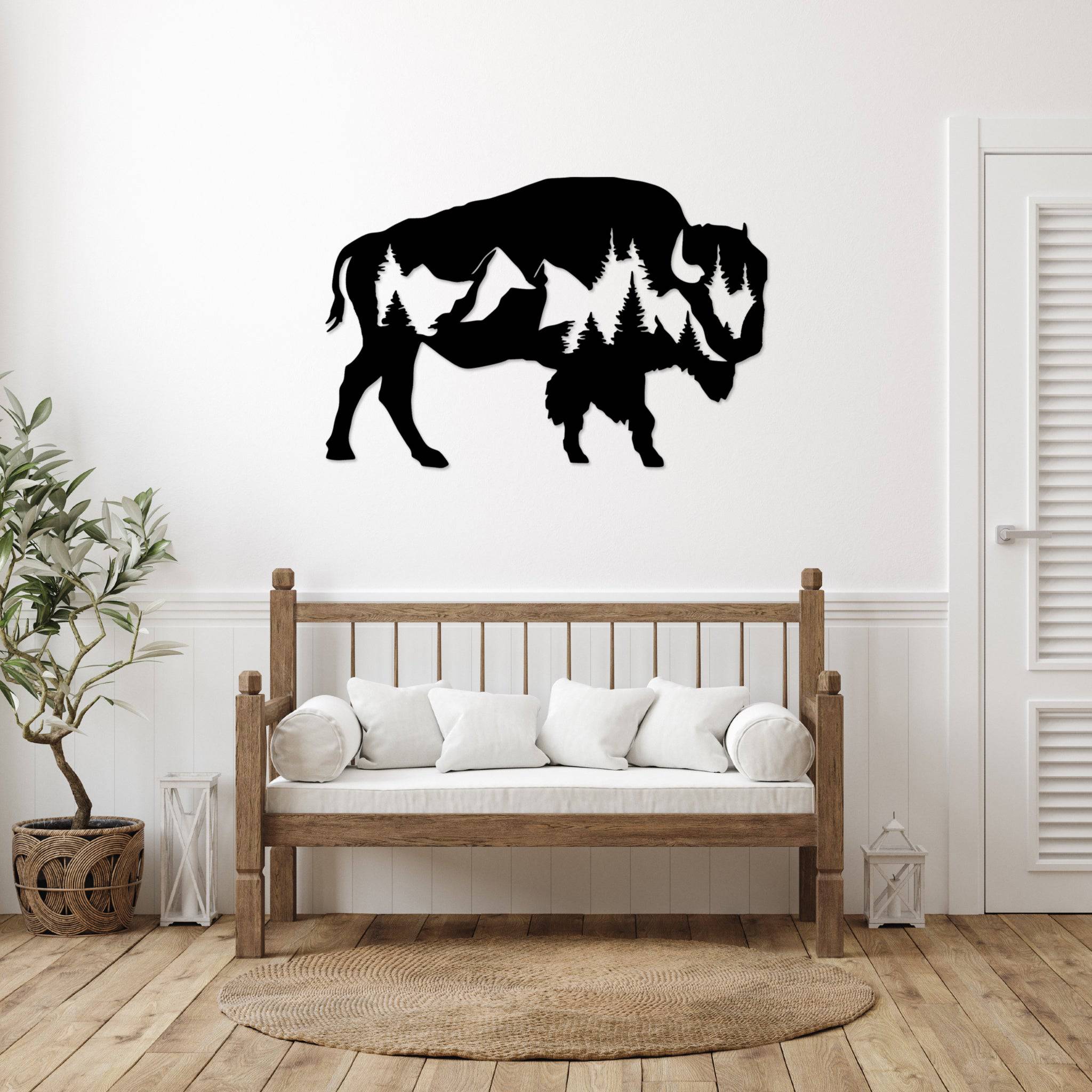 Buffalo - Metal Wall Art