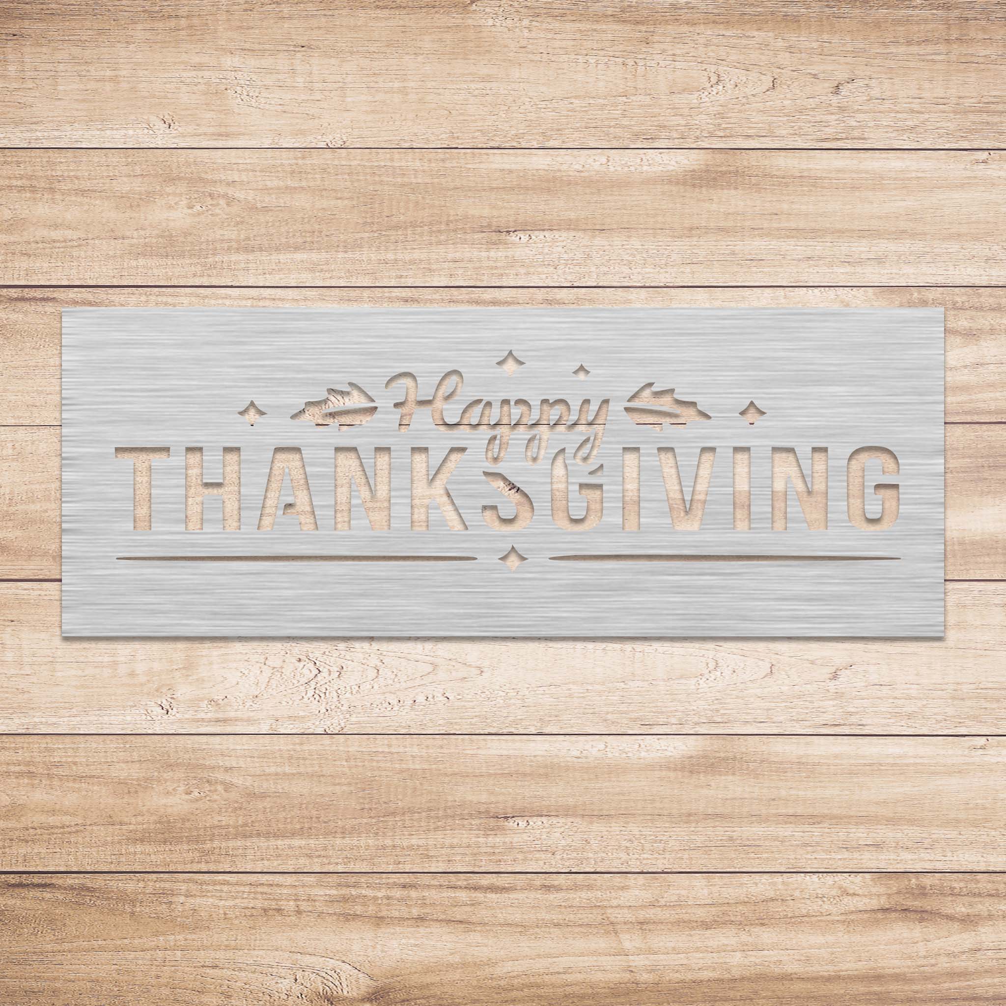 Happy Thanksgiving - Metal Wall Art