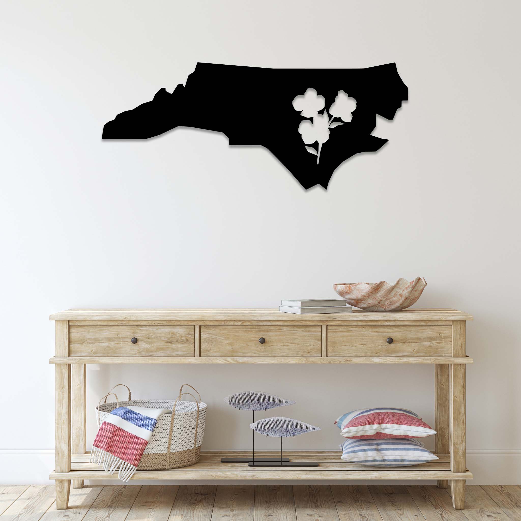 Flowering Dogwood North Carolina State - Metal Wall Art