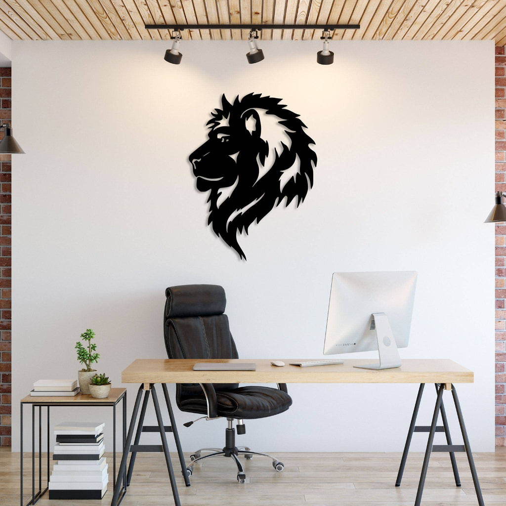 Lion Head - Metal Wall Art