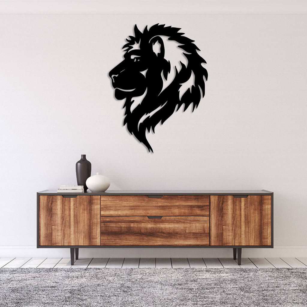 Lion Head - Metal Wall Art